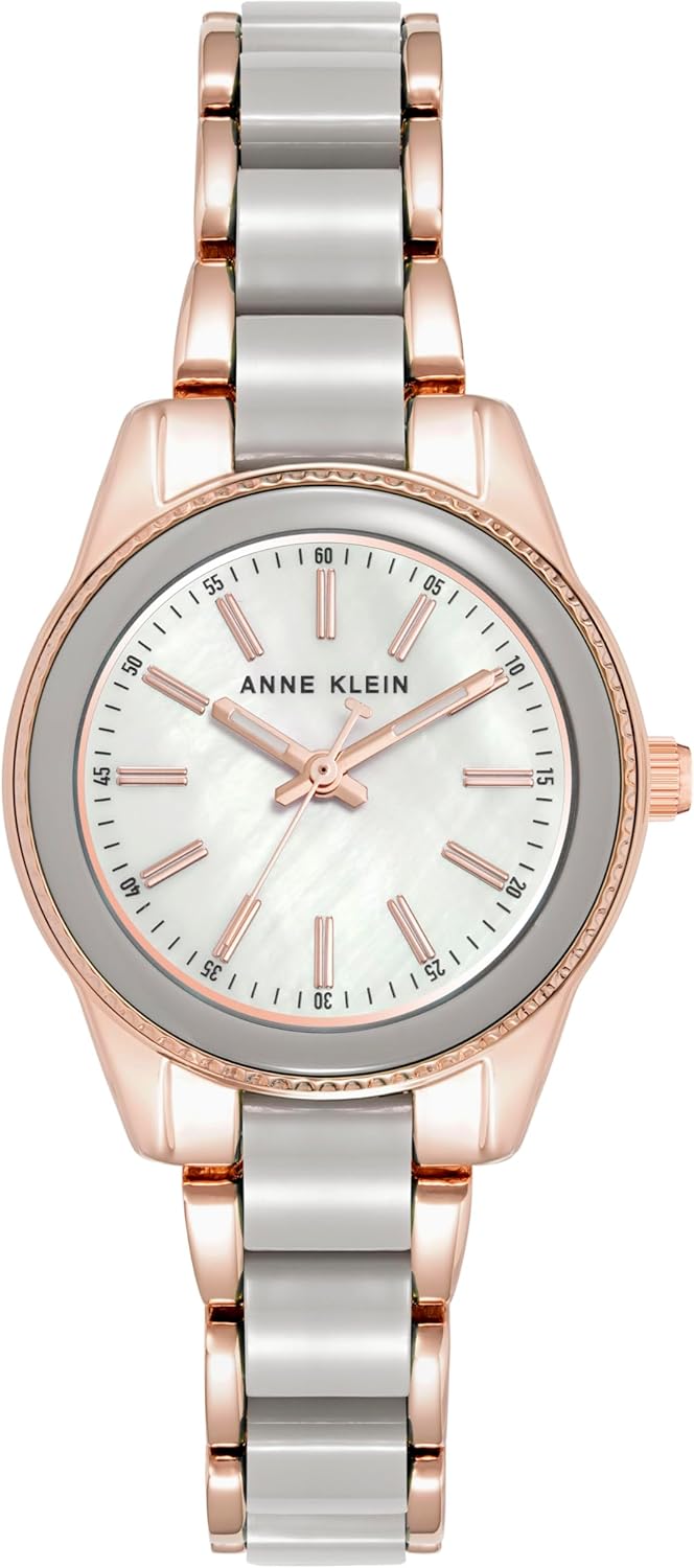 Anne Klein Women's Resin Bracelet Watch with Elegant Design
