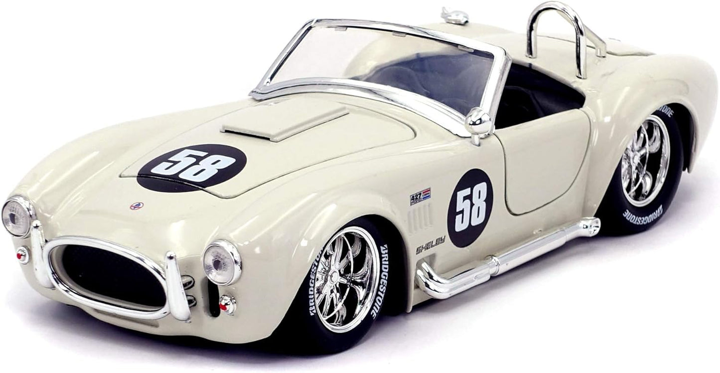 1:24 Shelby Cobra 427 S/C Die-cast Car - Authentic Detailing!