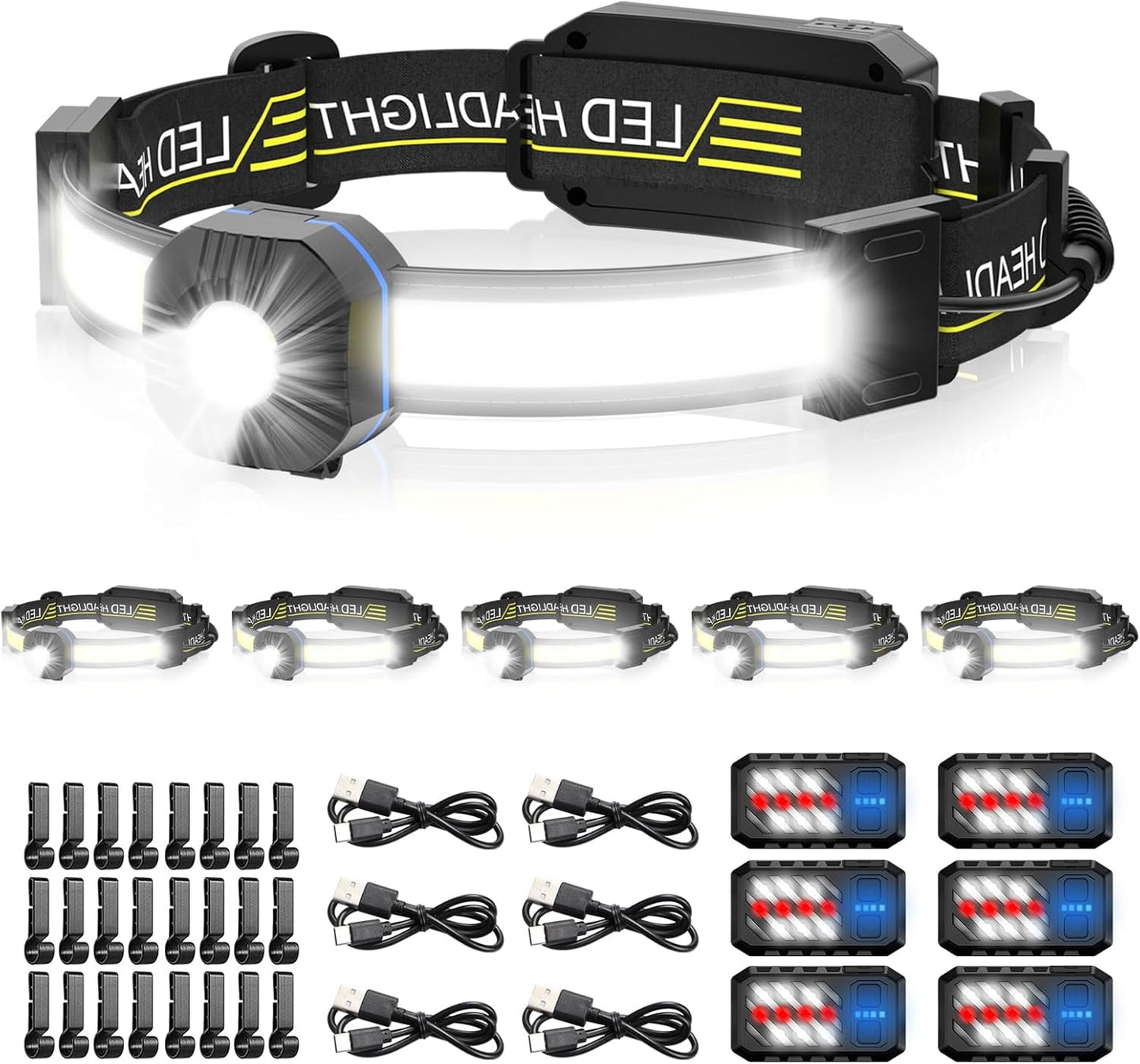 1000 Lumens LED Headlamp with Widebeam for Outdoor Activities