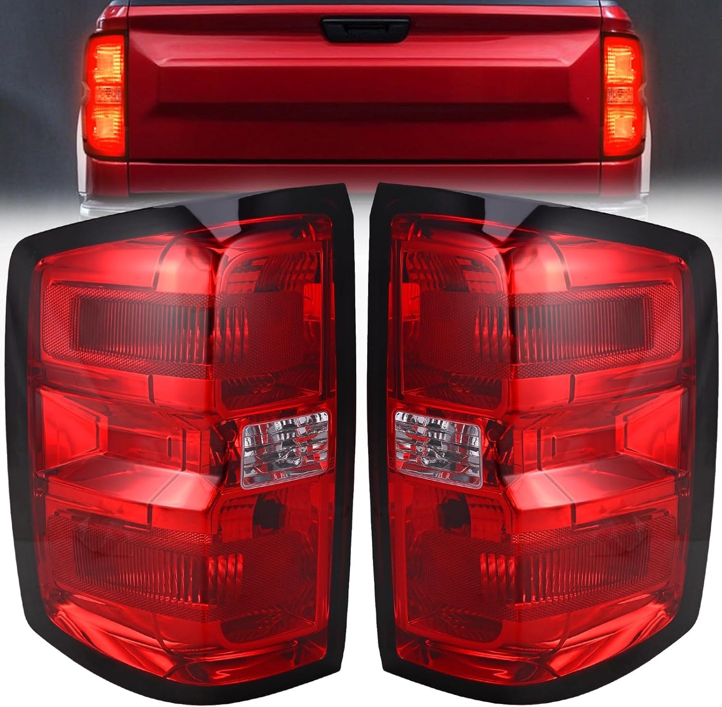 Tail Light Assembly for 2016-2019 Chevy Silverado 1500 2500HD