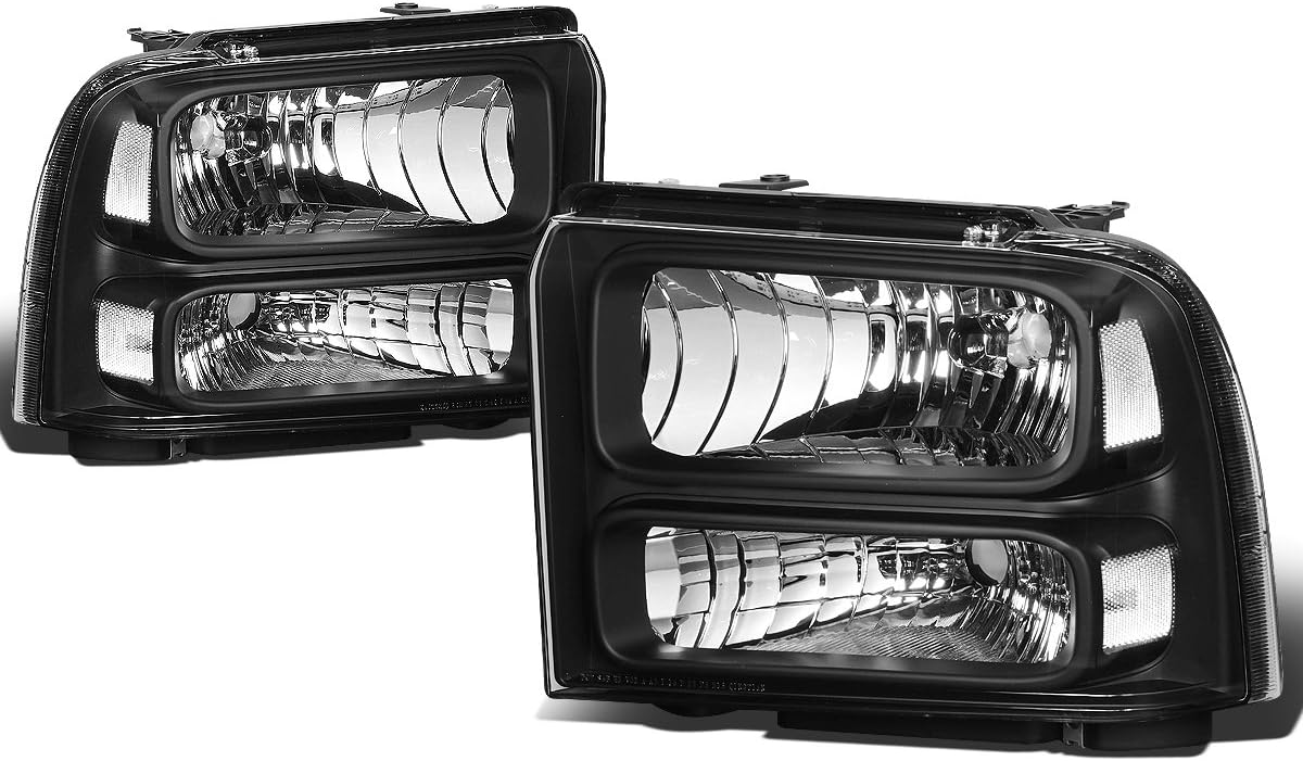DNA MOTORING Headlamps Assembly for 05-07 Ford F250 F350 F450