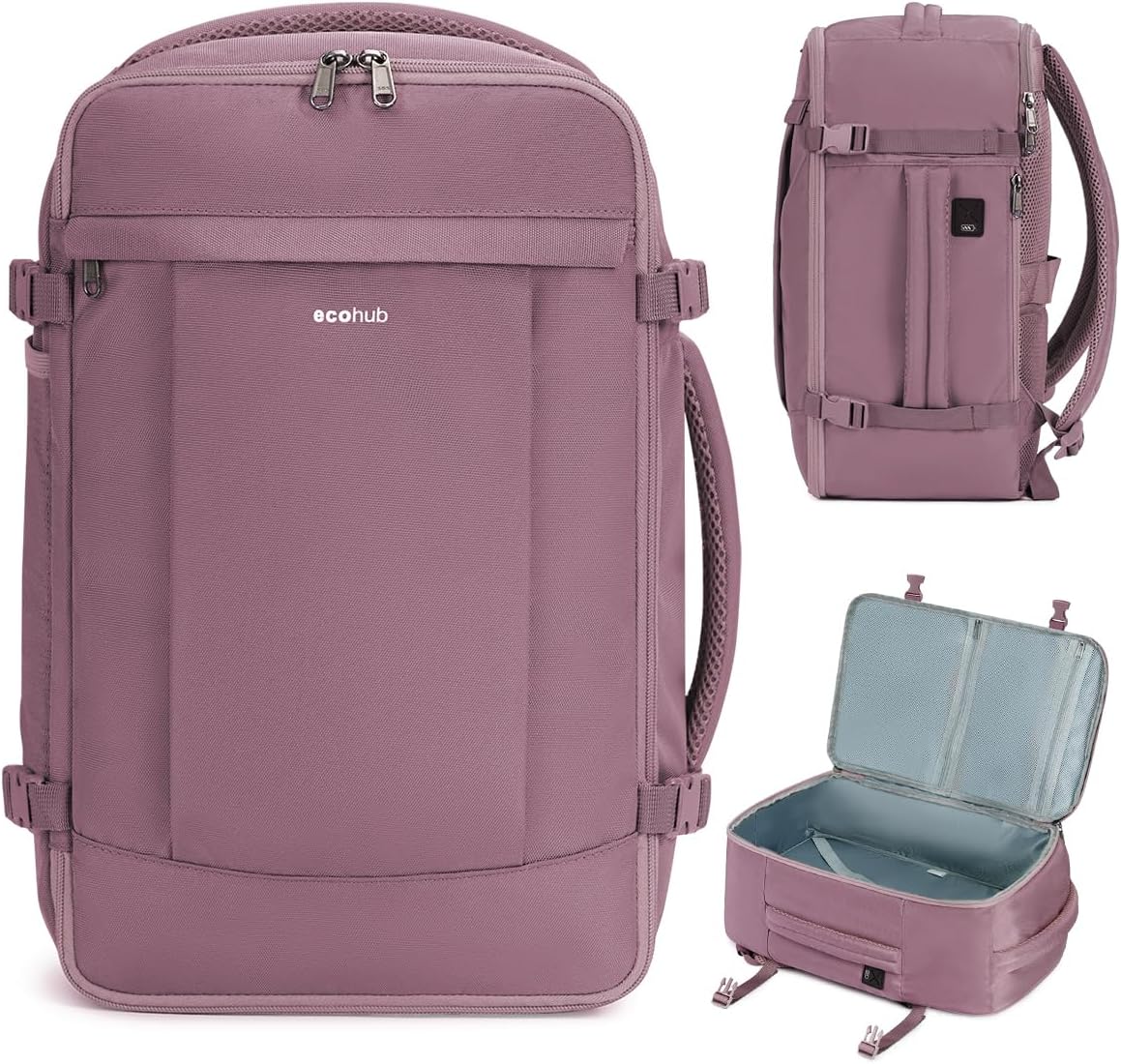 ECOHUB Travel Backpack for Women with USB Charging and Anti-Theft
