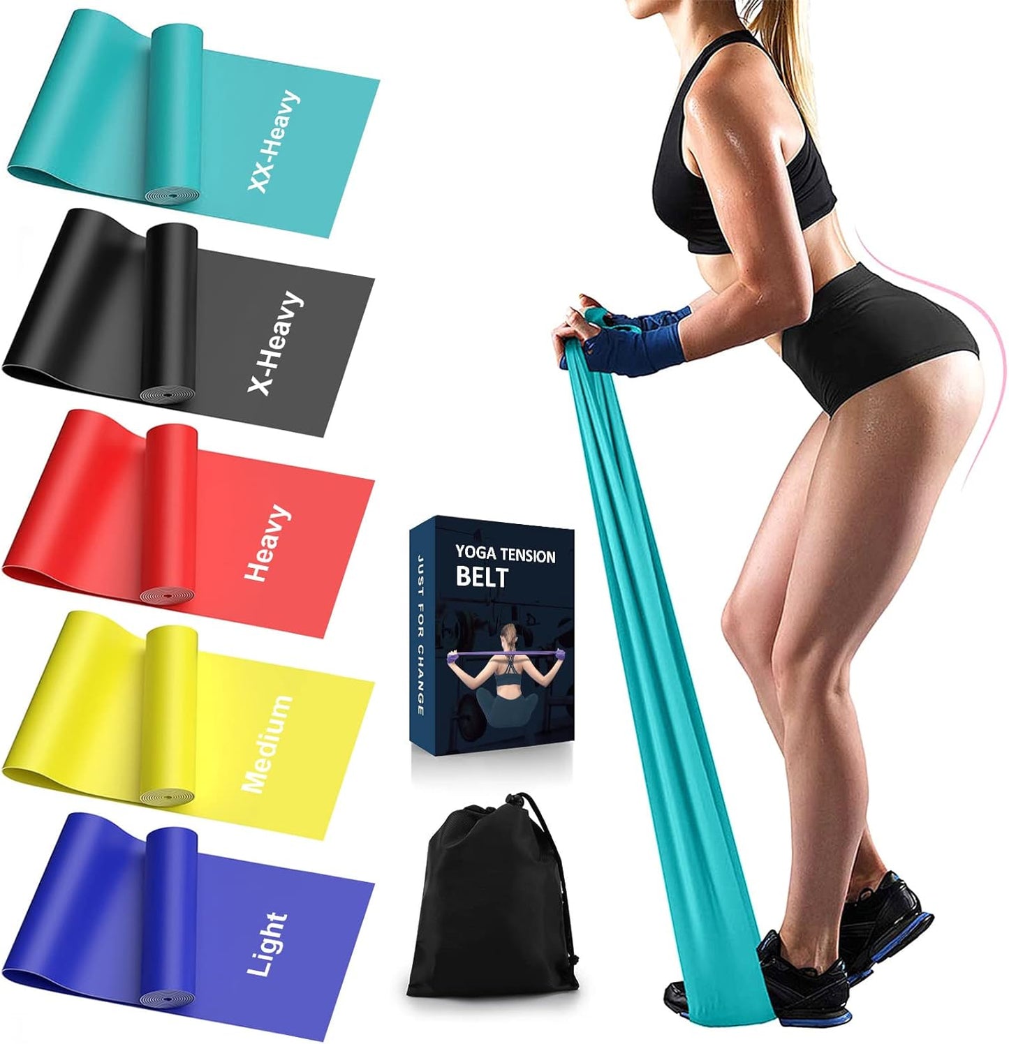 59 Non-Latex Yoga Strap-5 Resistance