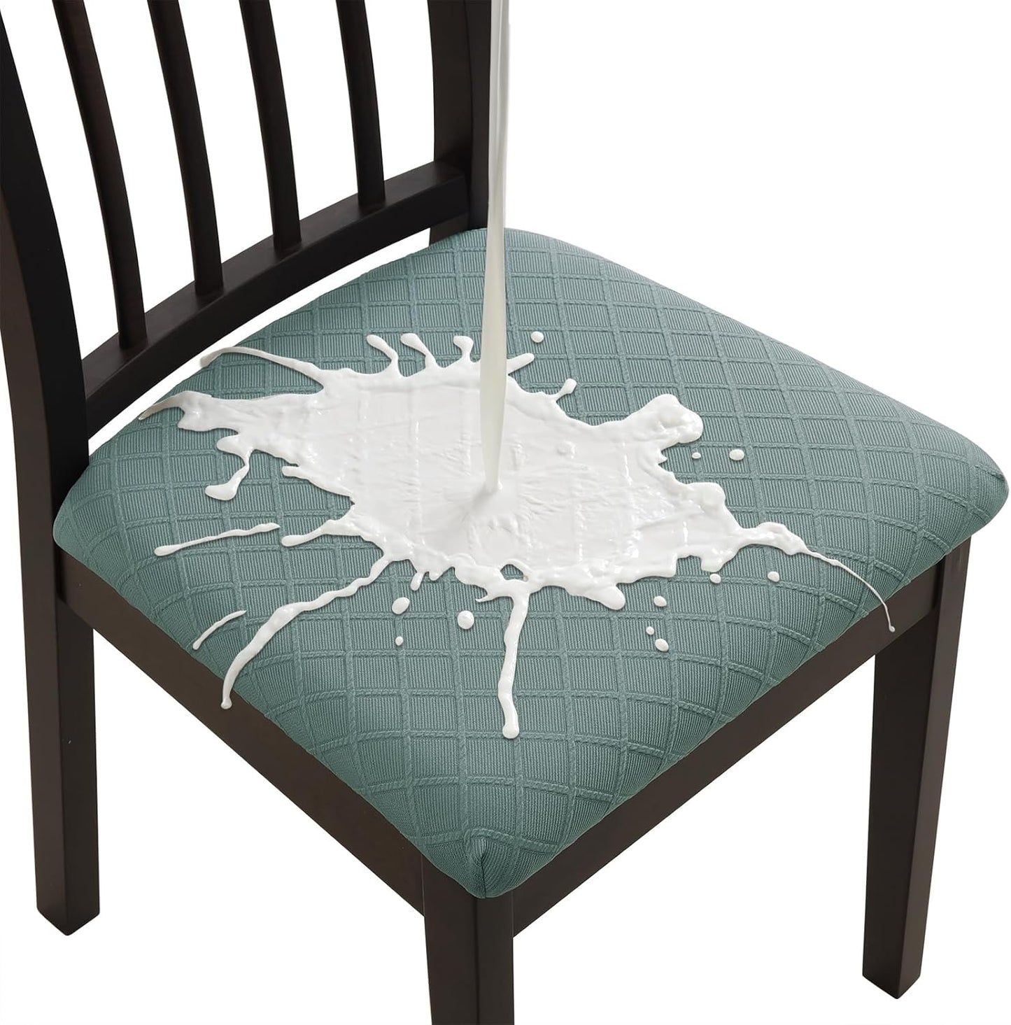 Waterproof Seat Cushion Covers 6 PCS for Dining Room Chairs