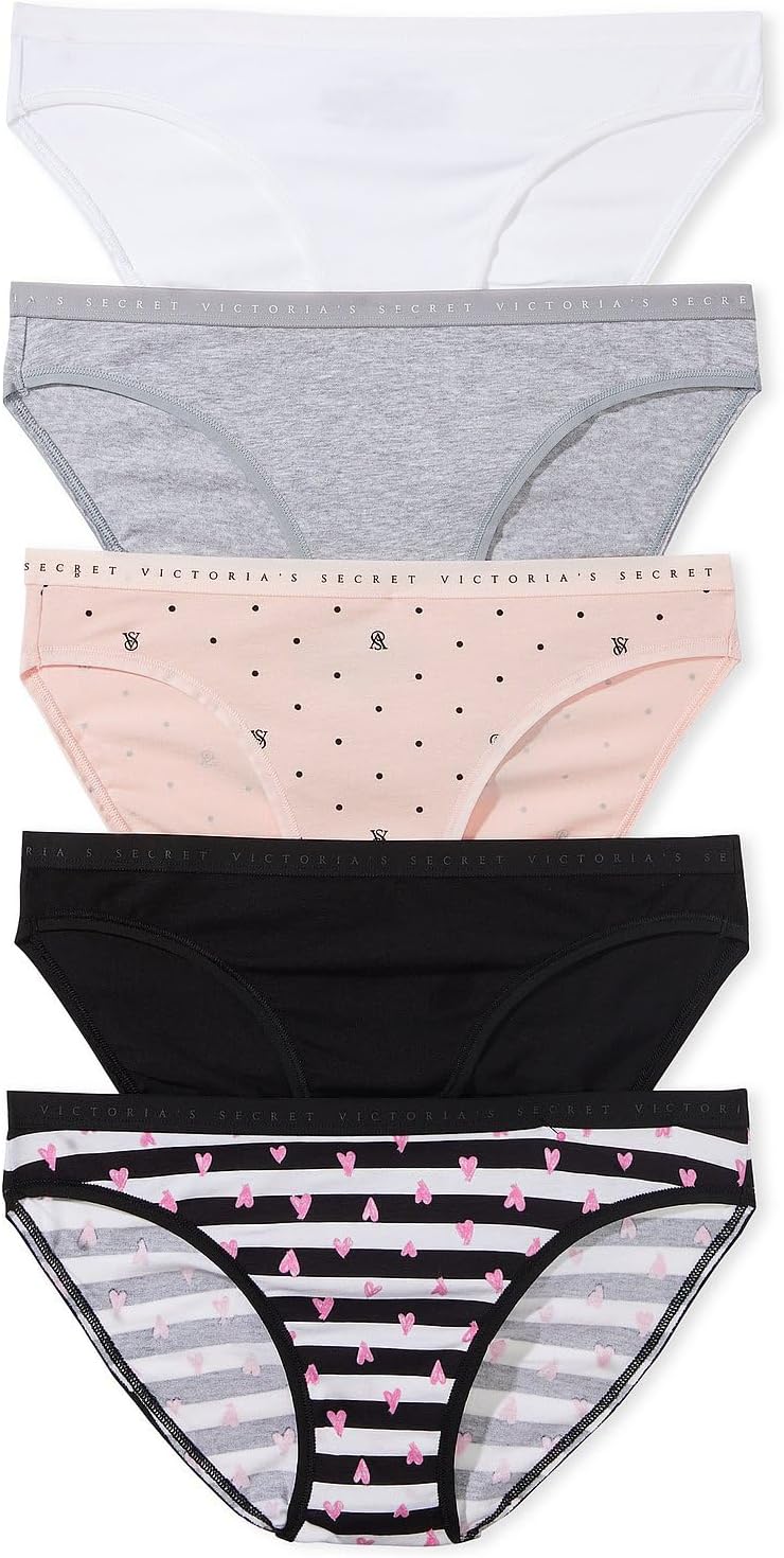 Victoria's Secret Cotton Bikini Underwear Multi Pack for Comfort