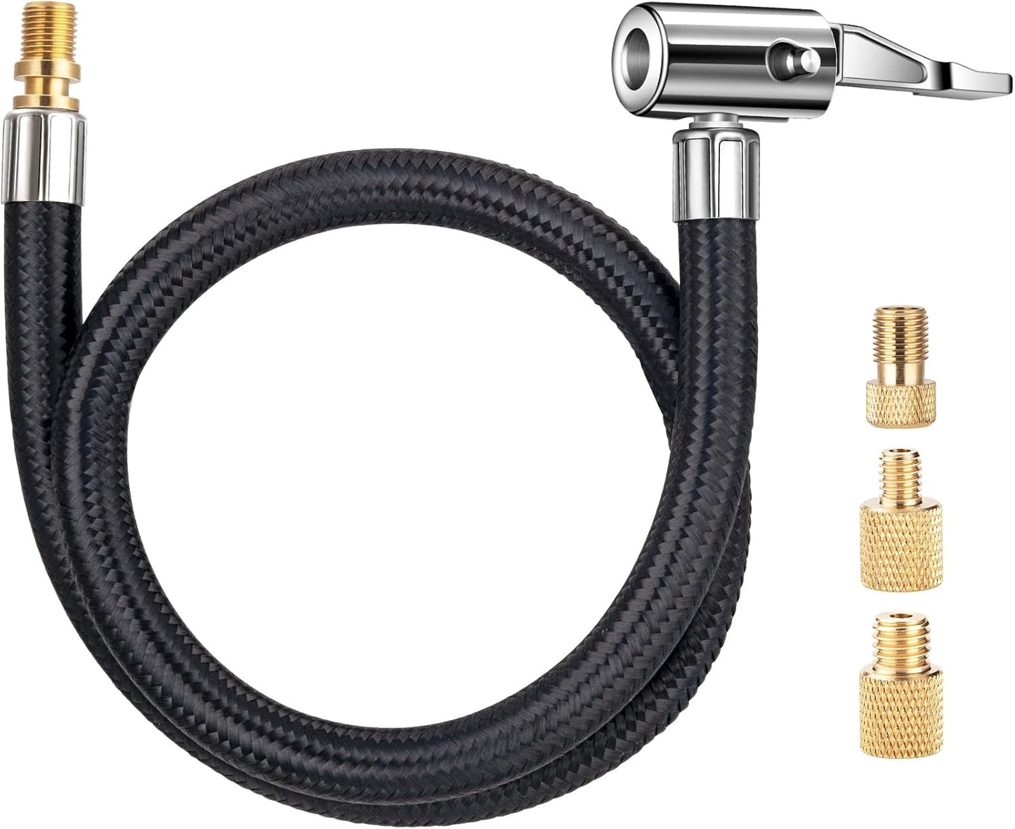 LUMITECO 20 Tire Inflator Hose Adapter Kit - Easy Air Chuck Conversion