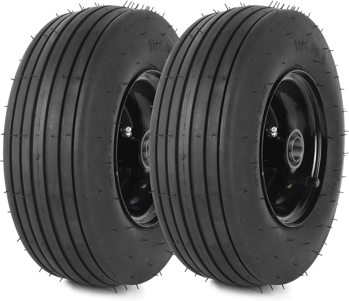 11x4.00-5 Tire and Wheel Assembly for Lawn Mowers and Tractors