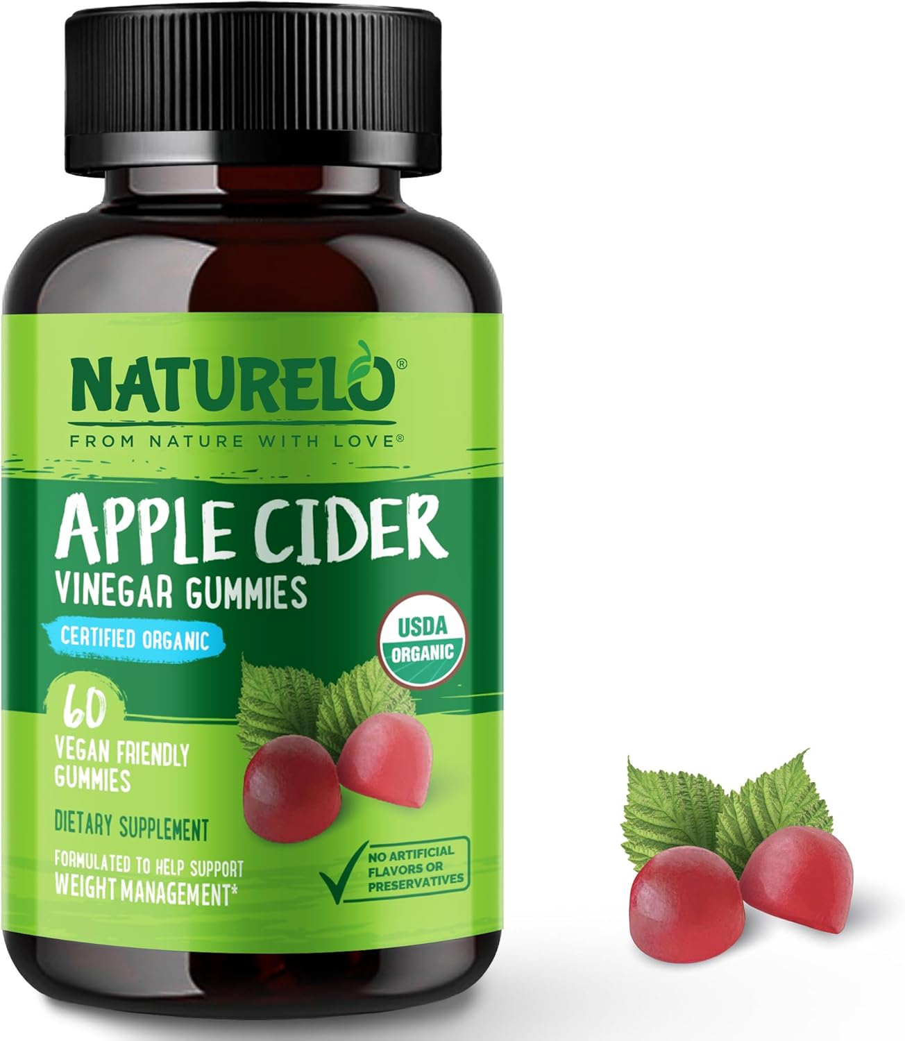Certified Organic Apple Cider Gummies - Boost Your Health!