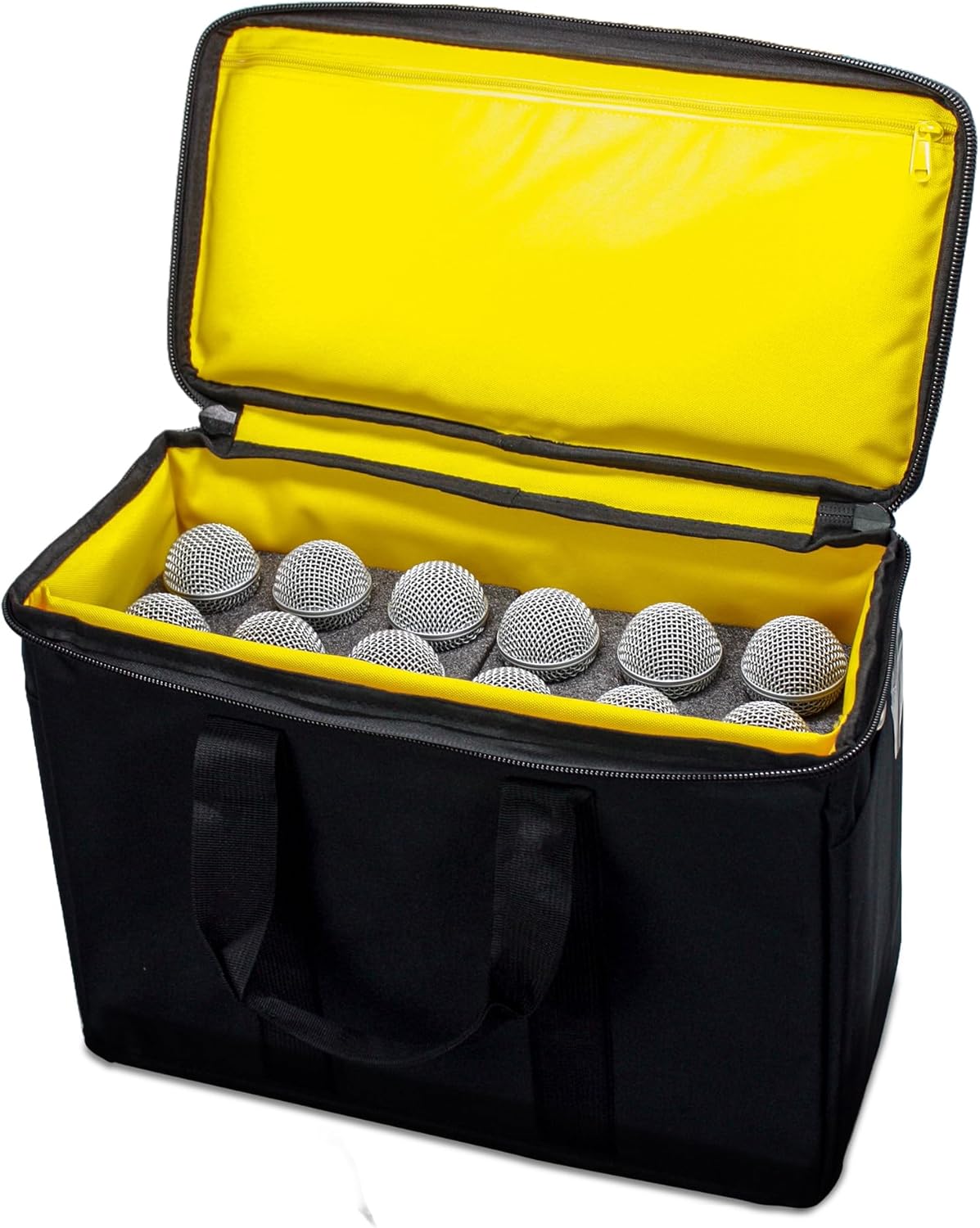 Loudmouth 12 Slot Microphone Case for Wired and Wireless Mics