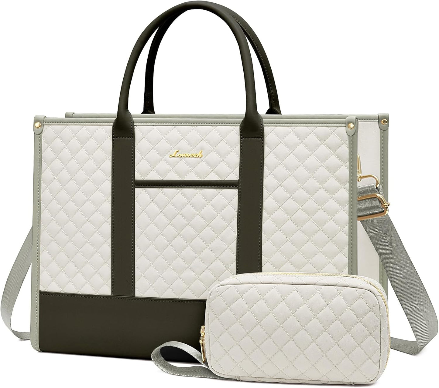 LOVEVOOK Laptop Bag for Women, Stylish 15.6 inch Tote