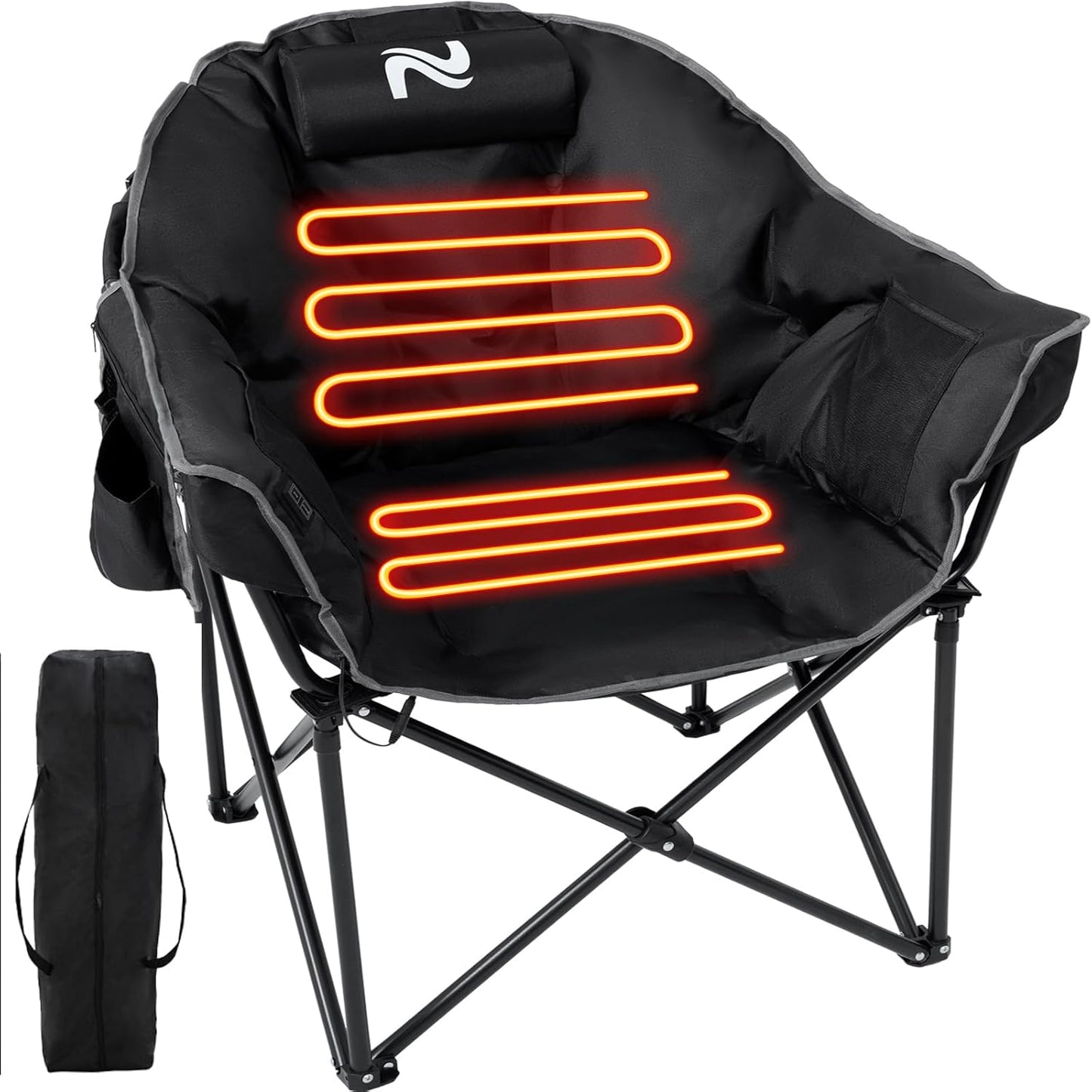 Slsy Heated Camping Chair for Ultimate Comfort and Support