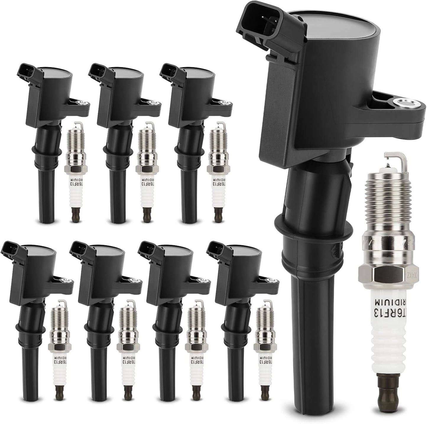 DG508 Ignition Coil & SP479 Double Iridium Spark Plug Set