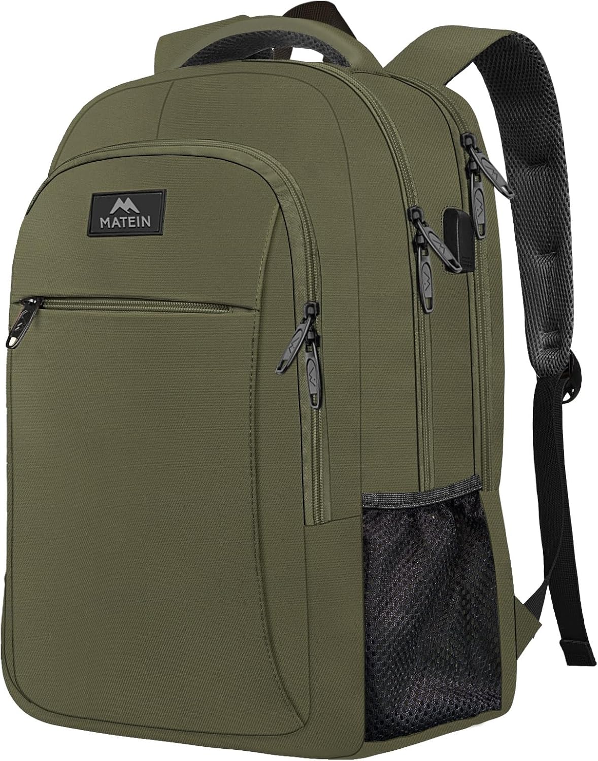 MATEIN 15.6 Inch Travel Laptop Backpack with USB Charging Port
