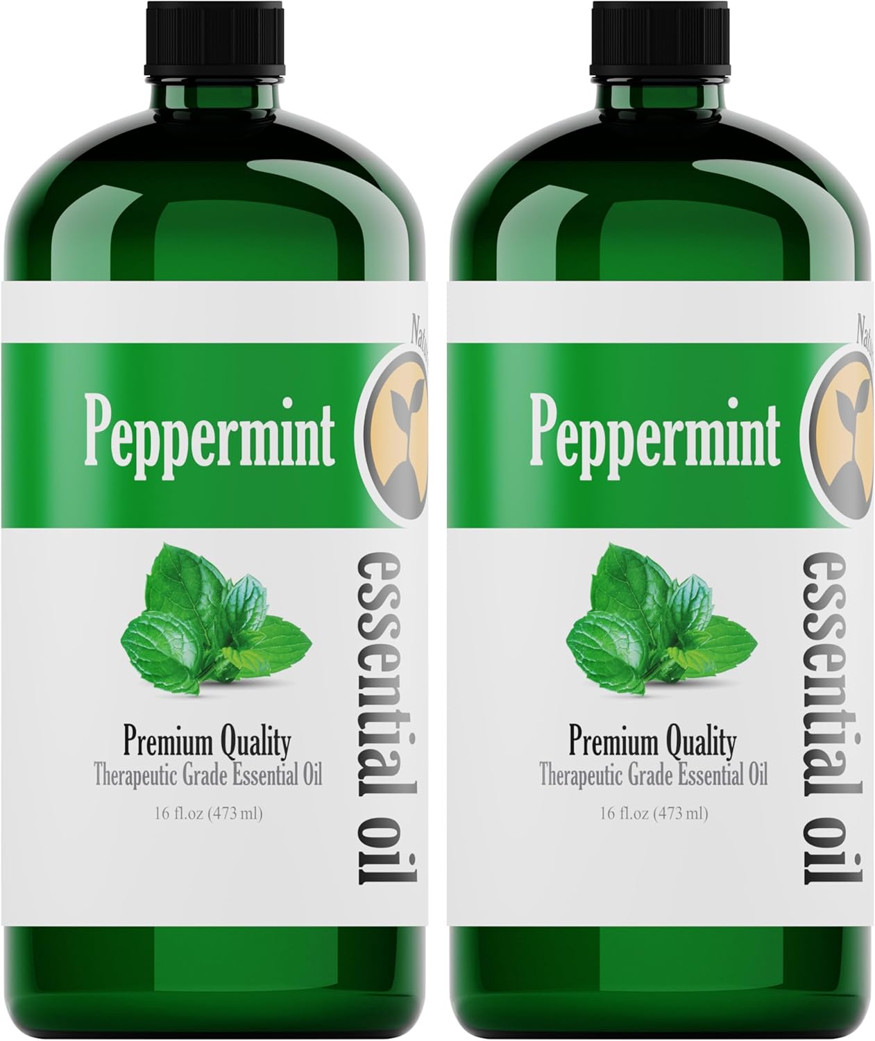Peppermint Essential Oil 2-Pack for Candle Making and Aromatherapy