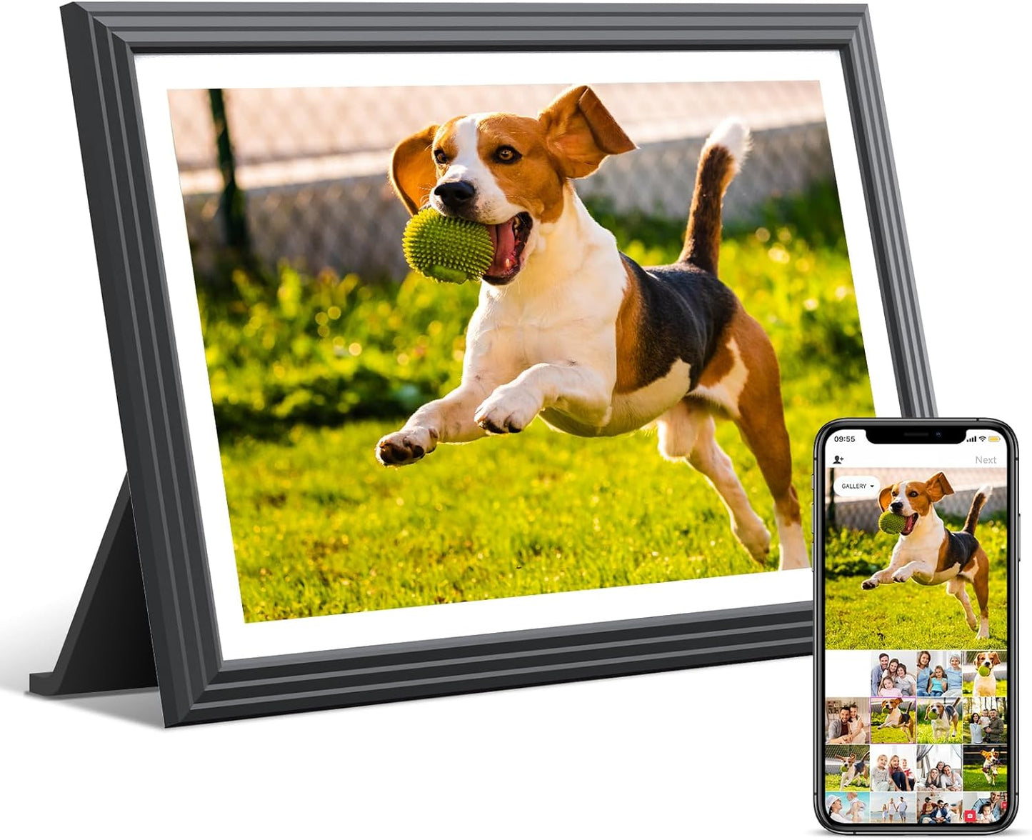 TOLOVE Digital Picture Frame 10.1 Inch with WiFi and Touch Screen