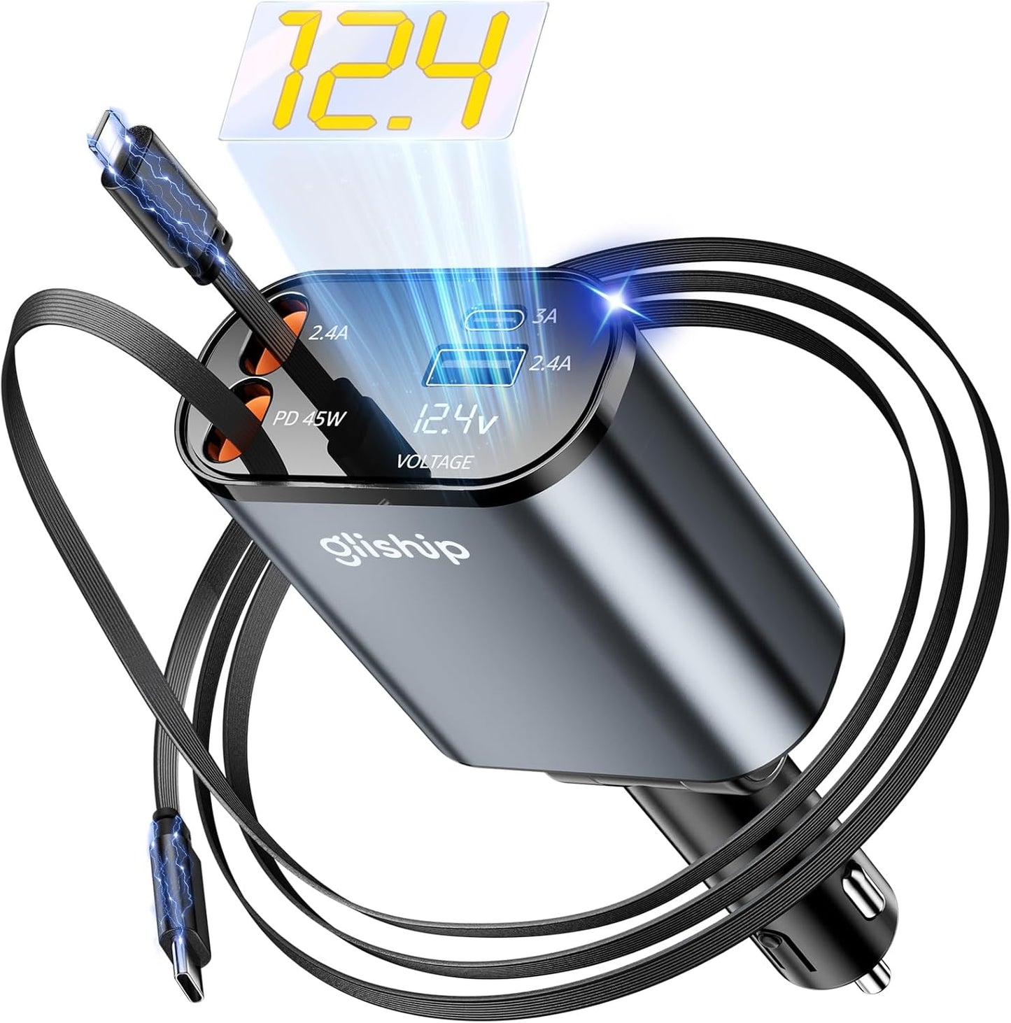 Ultimate 84W Fast Car Charger for iPhone & Android