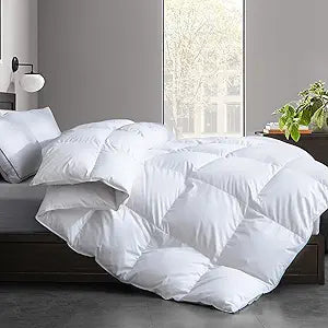 Cosybay Feather Comforter Queen Size - Luxurious All Season Bedding