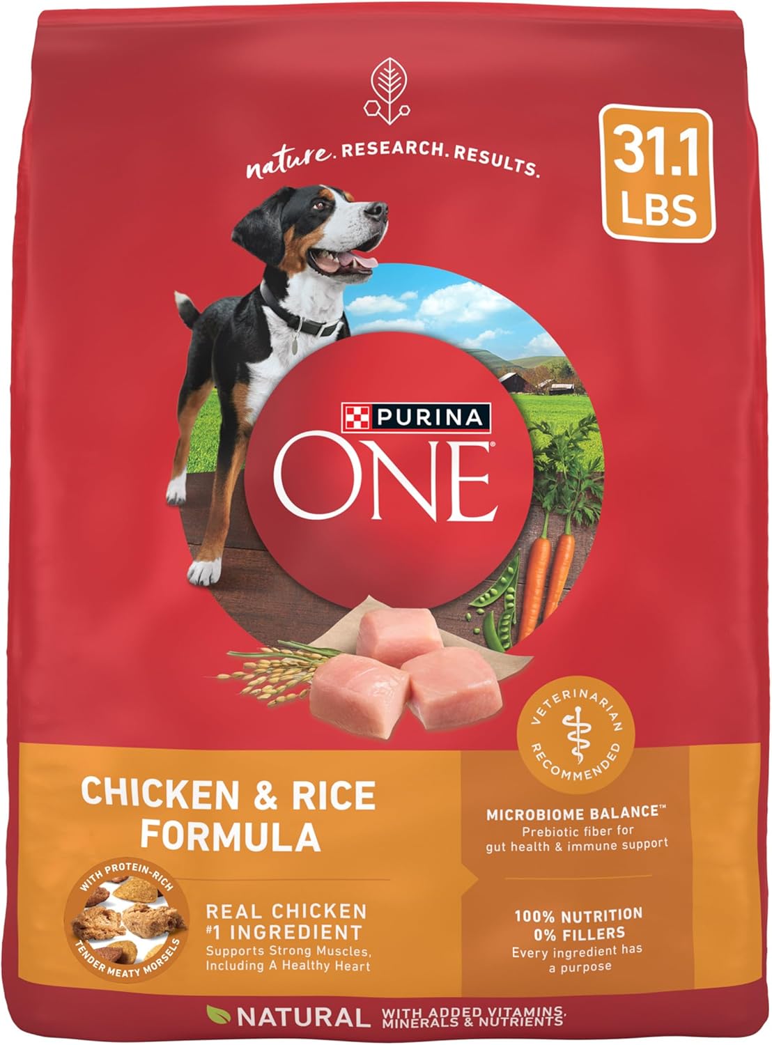 Purina ONE Chicken and Rice Dry Dog Food for Healthy Dogs