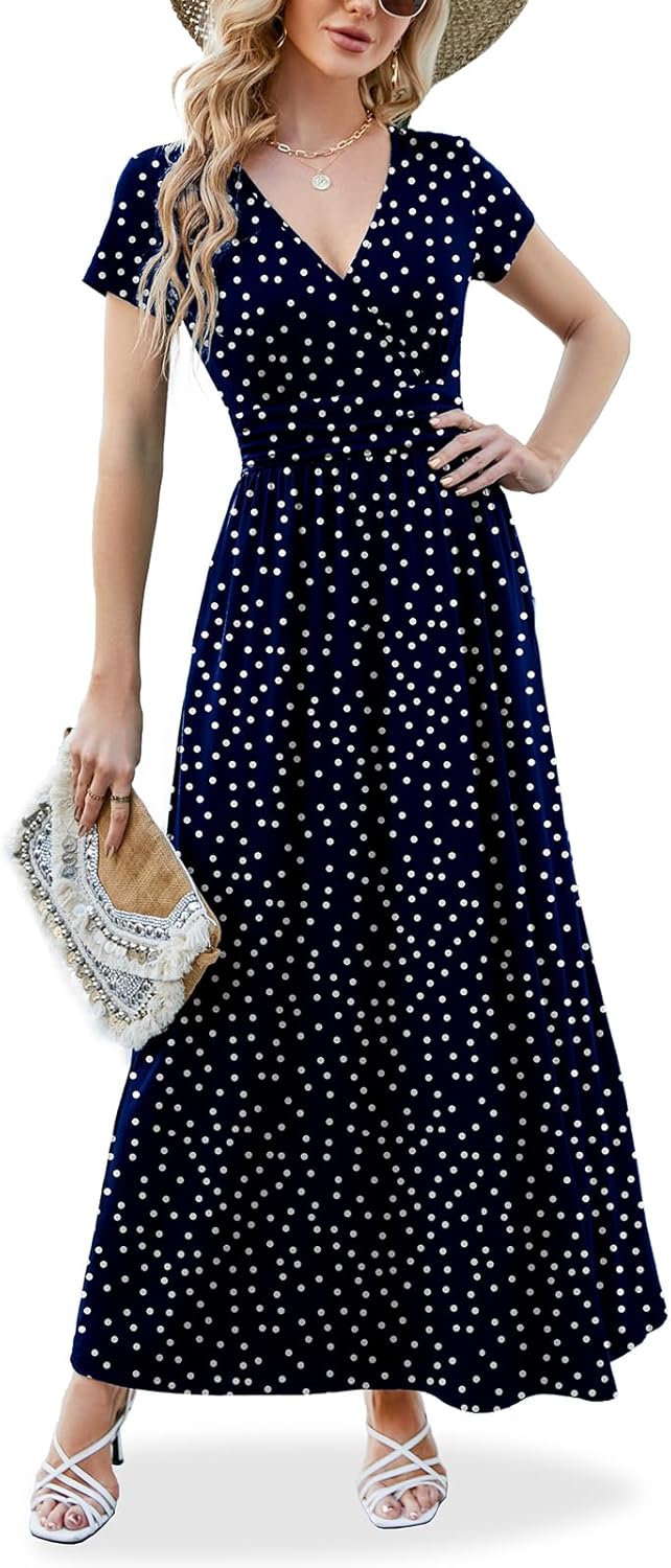 Elegant ANRILITA Maxi Dress for Women with Pockets and Style