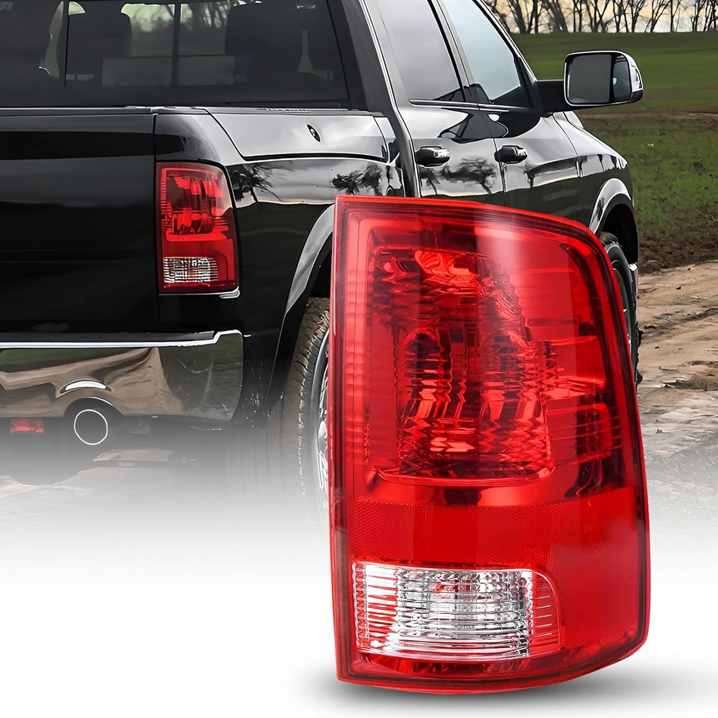 AUTOONE Upgraded Tail Lights Assembly for Dodge RAM 2009-2018