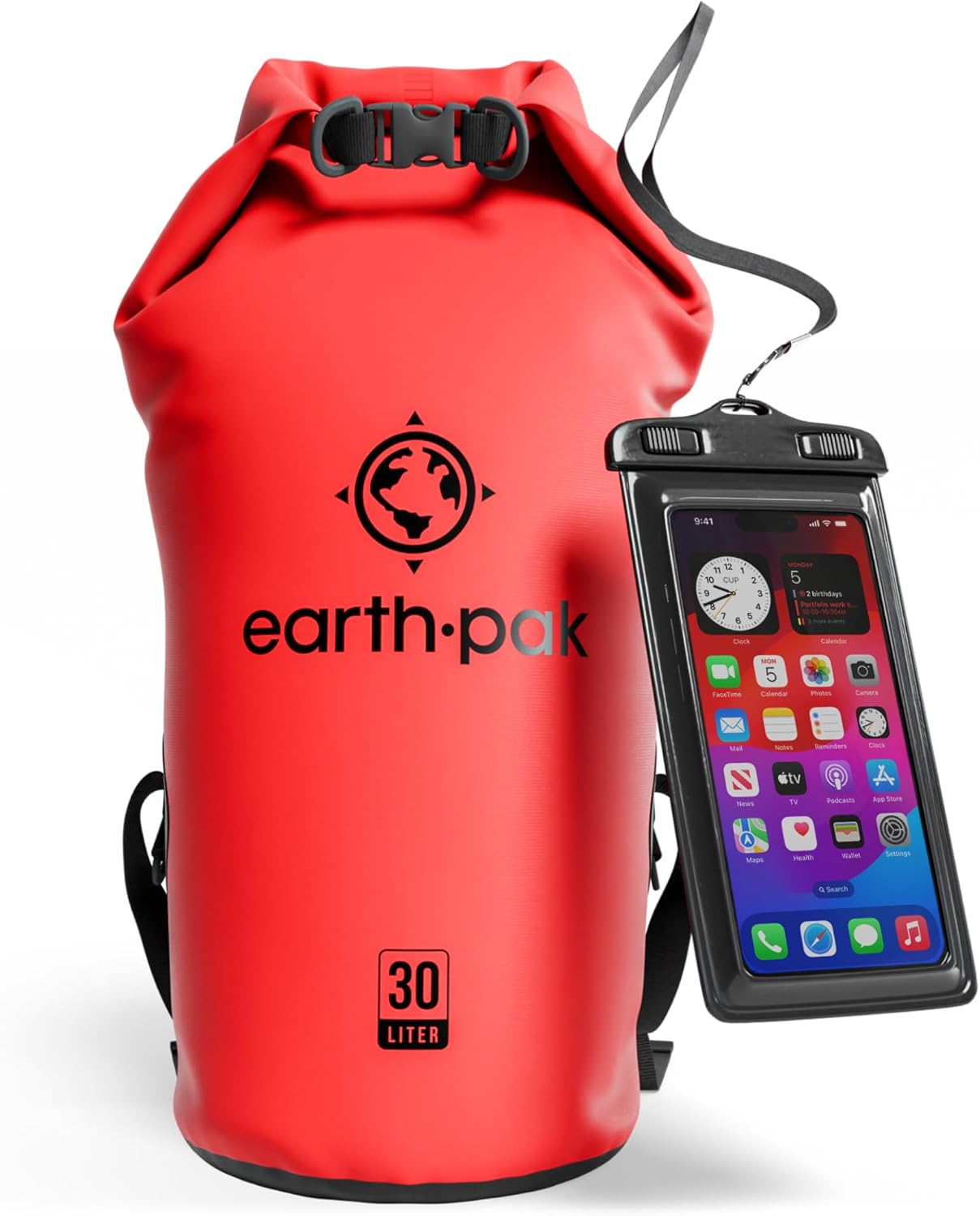 Earth Pak Waterproof Dry Bag - Reliable Gear Protection for Kayak