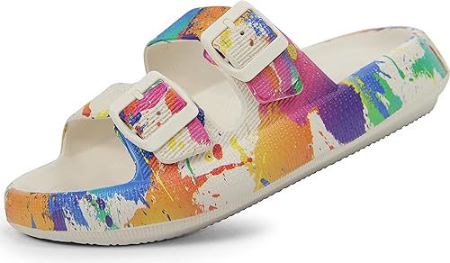 Weweya Sandals for Women and Men - Adjustable Pillow Slippers