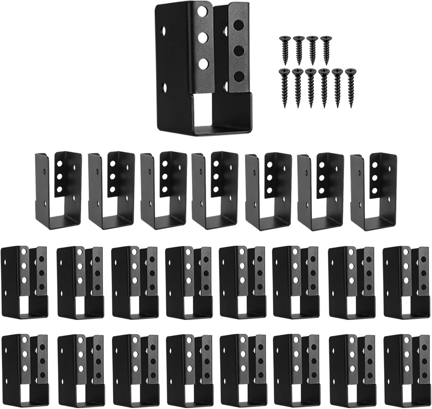 Concealed Joist Hanger 24PCS for 2x4 Lumber and Framing Needs