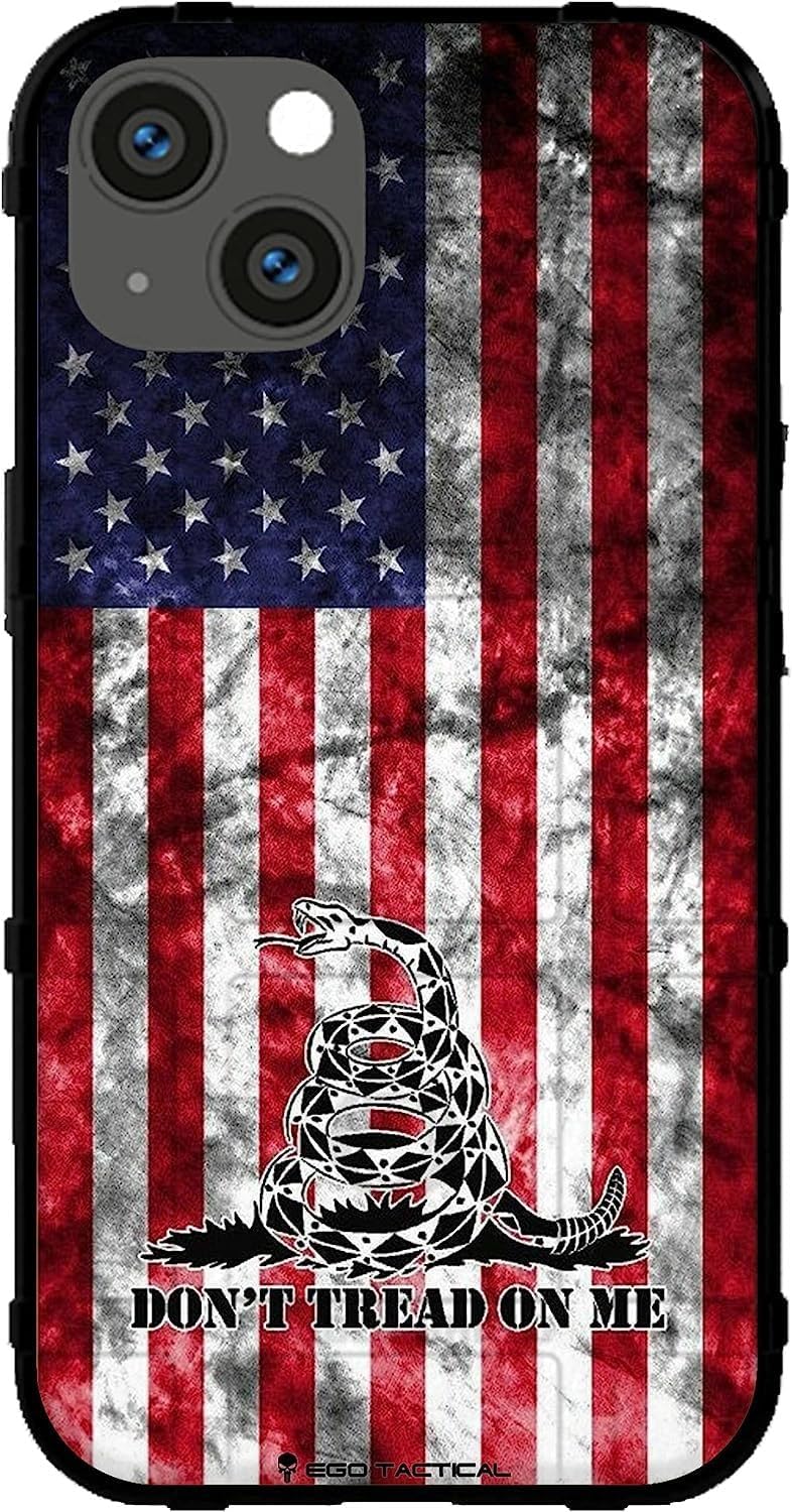EGO TACTICAL Rugged Shield Case for iPhone 16 Plus - USA Flag