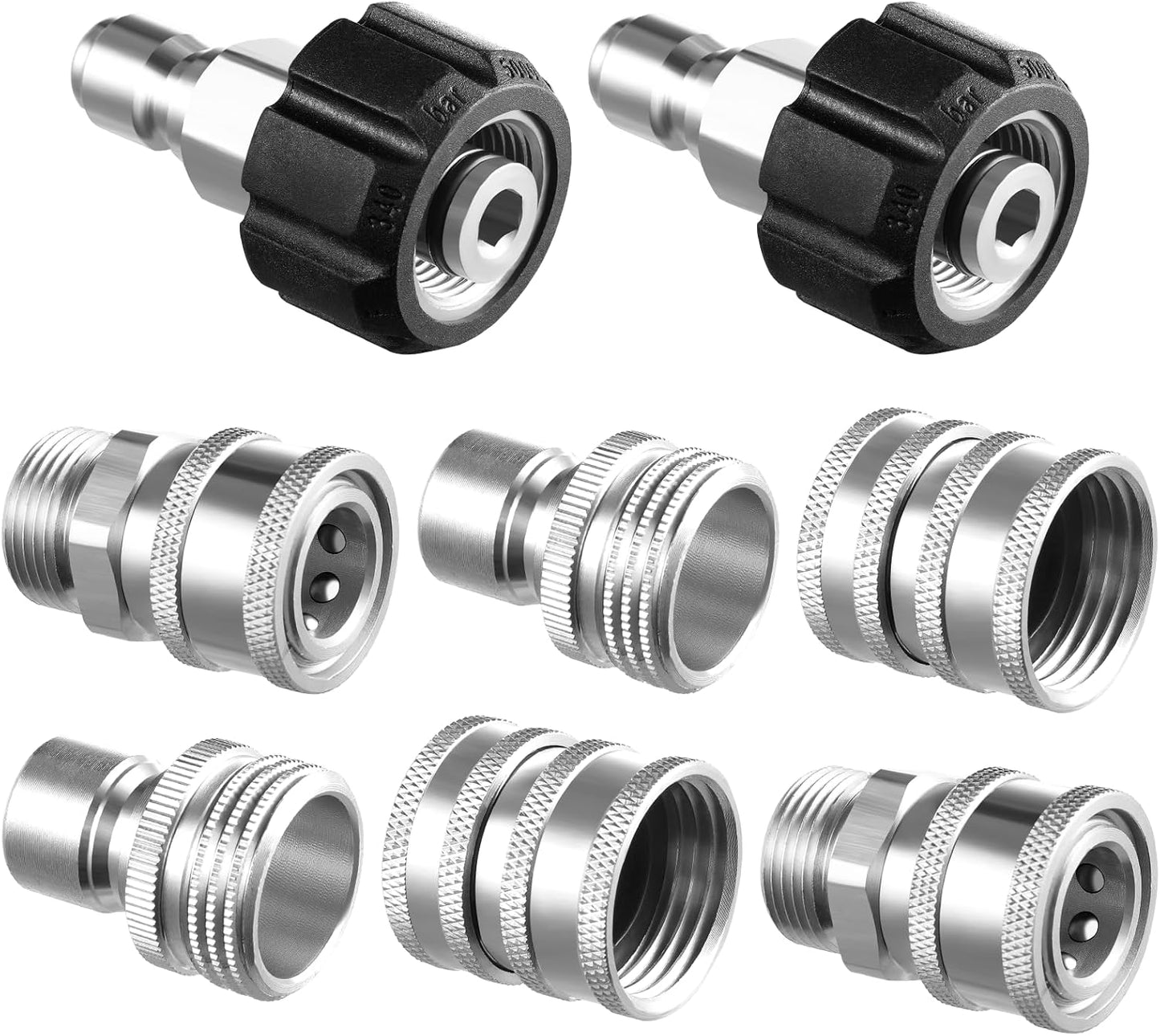 Twinkle Star Pressure Washer Adapter Set for Quick Connect Fittings