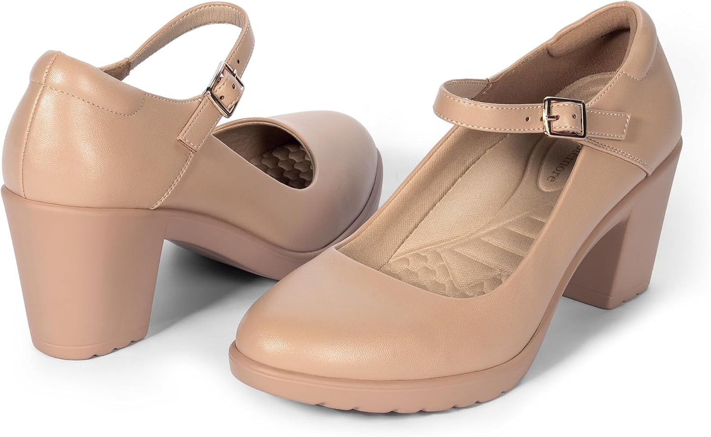 Mary Jane Heels with Arch Support for Comfortable All-Day Wear