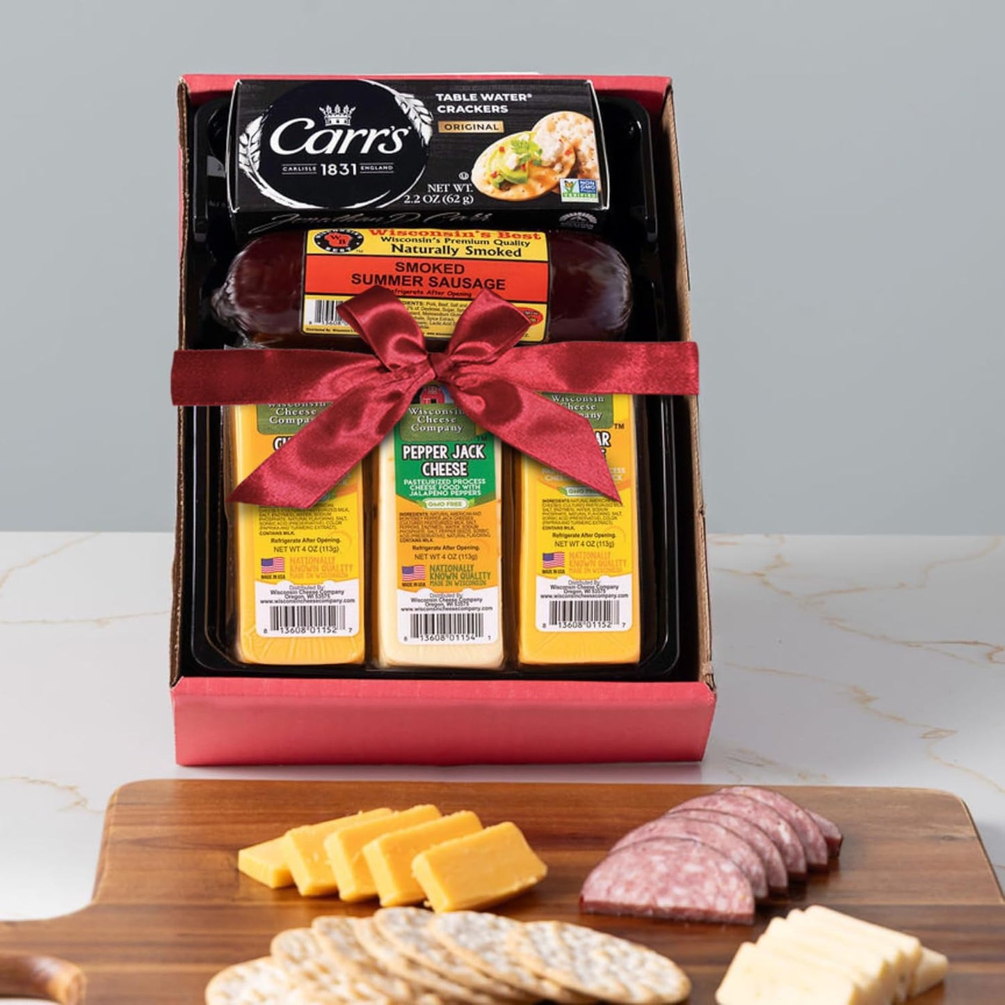 Classic Wisconsin Cheese & Sausage Gift Box for Any Occasion