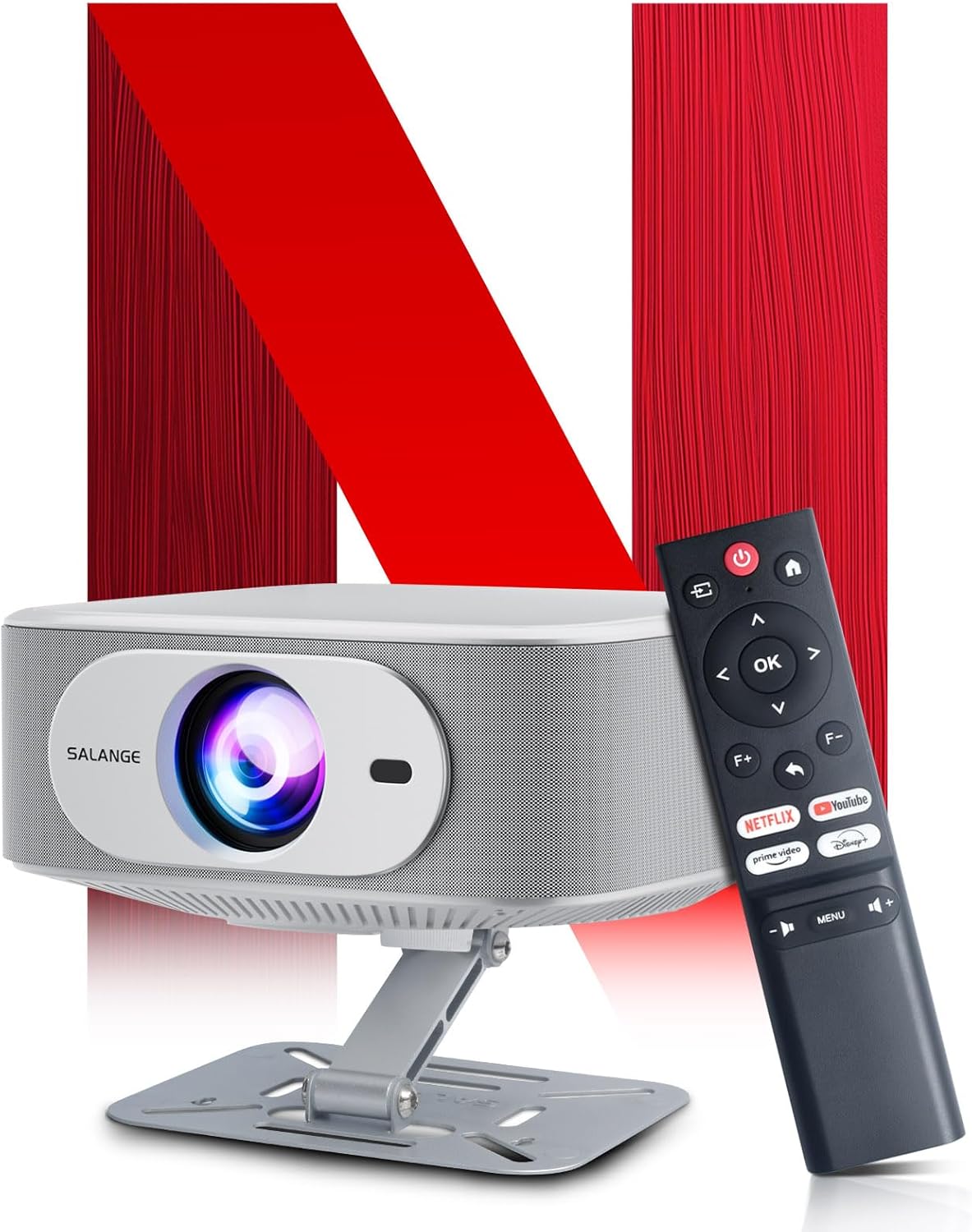 Netflix Licensed 4K Projector with Wifi and Bluetooth Features