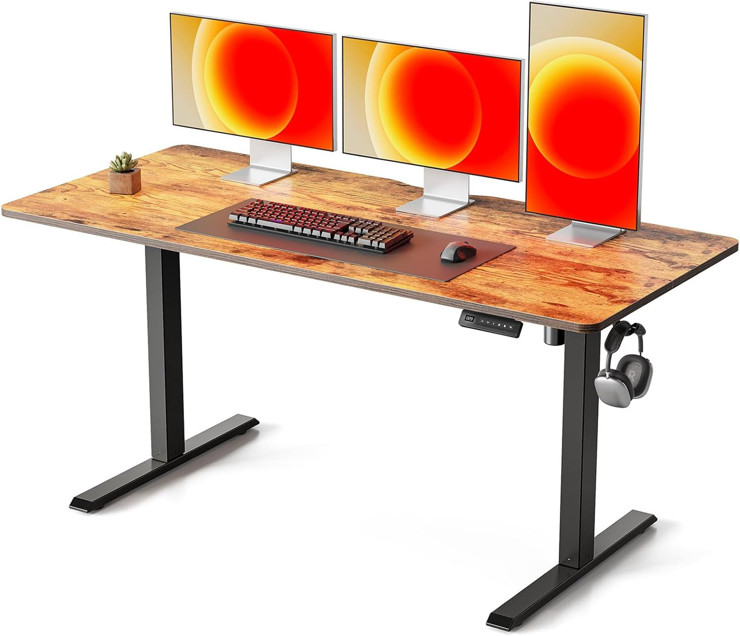 FEZIBO Standing Desk - Electric Height Adjustable Office Desk