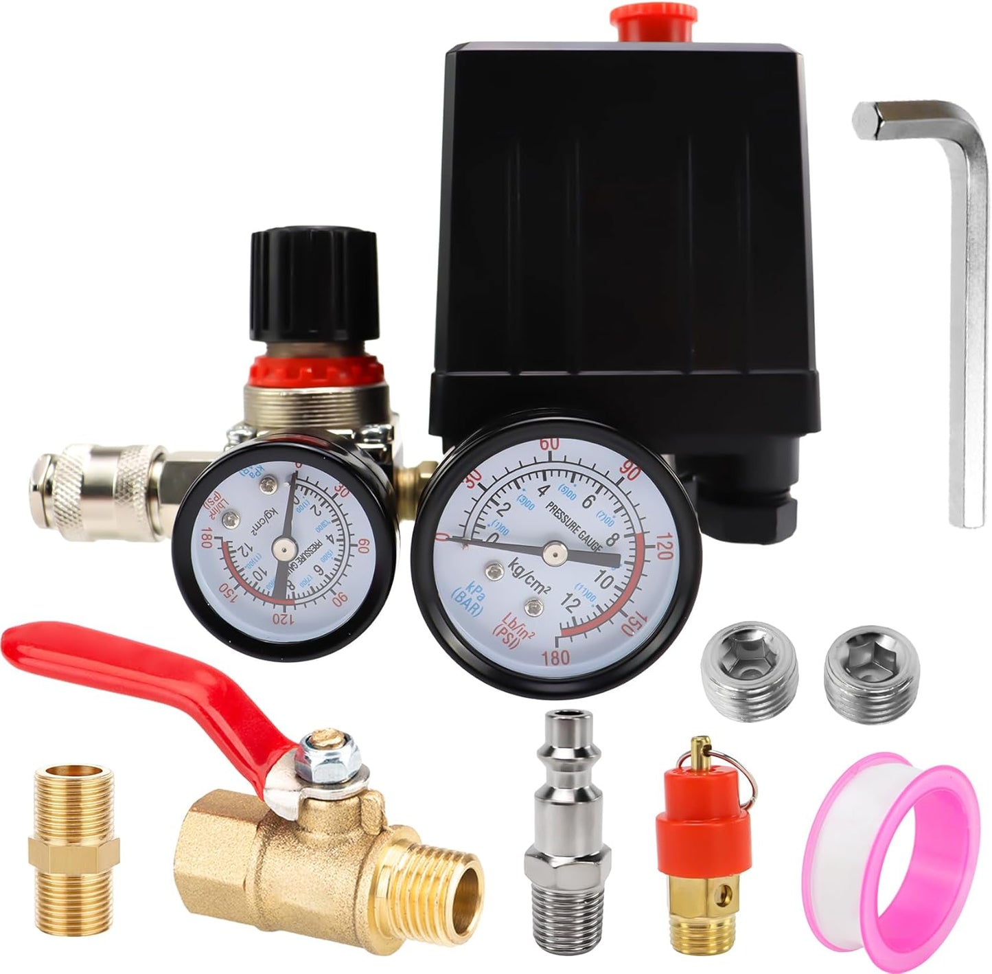 iMeshbean Heavy-Duty Air Compressor Switch