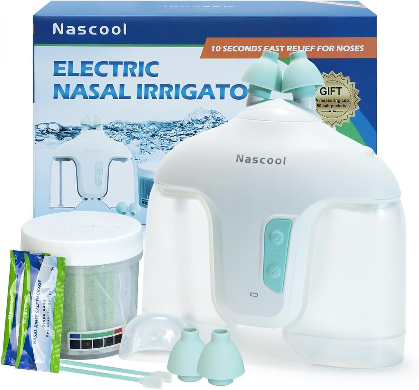 Electric Nasal Irrigation System for Sinus Relief and Comfort