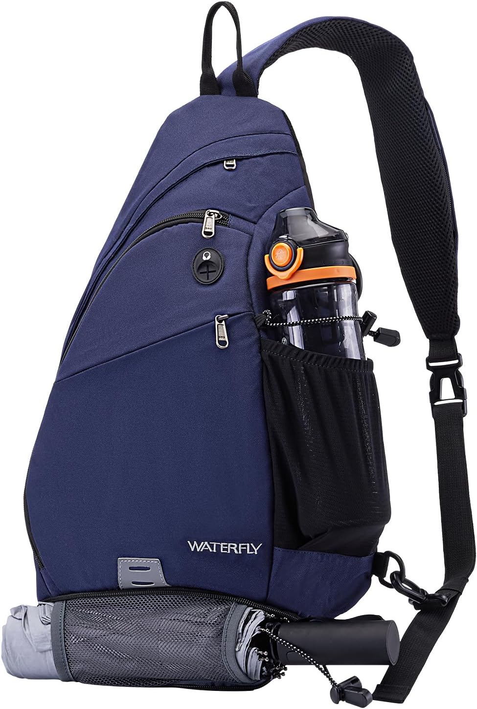WATERFLY Sling Bag Crossbody Backpack: Stylish Daypack for All