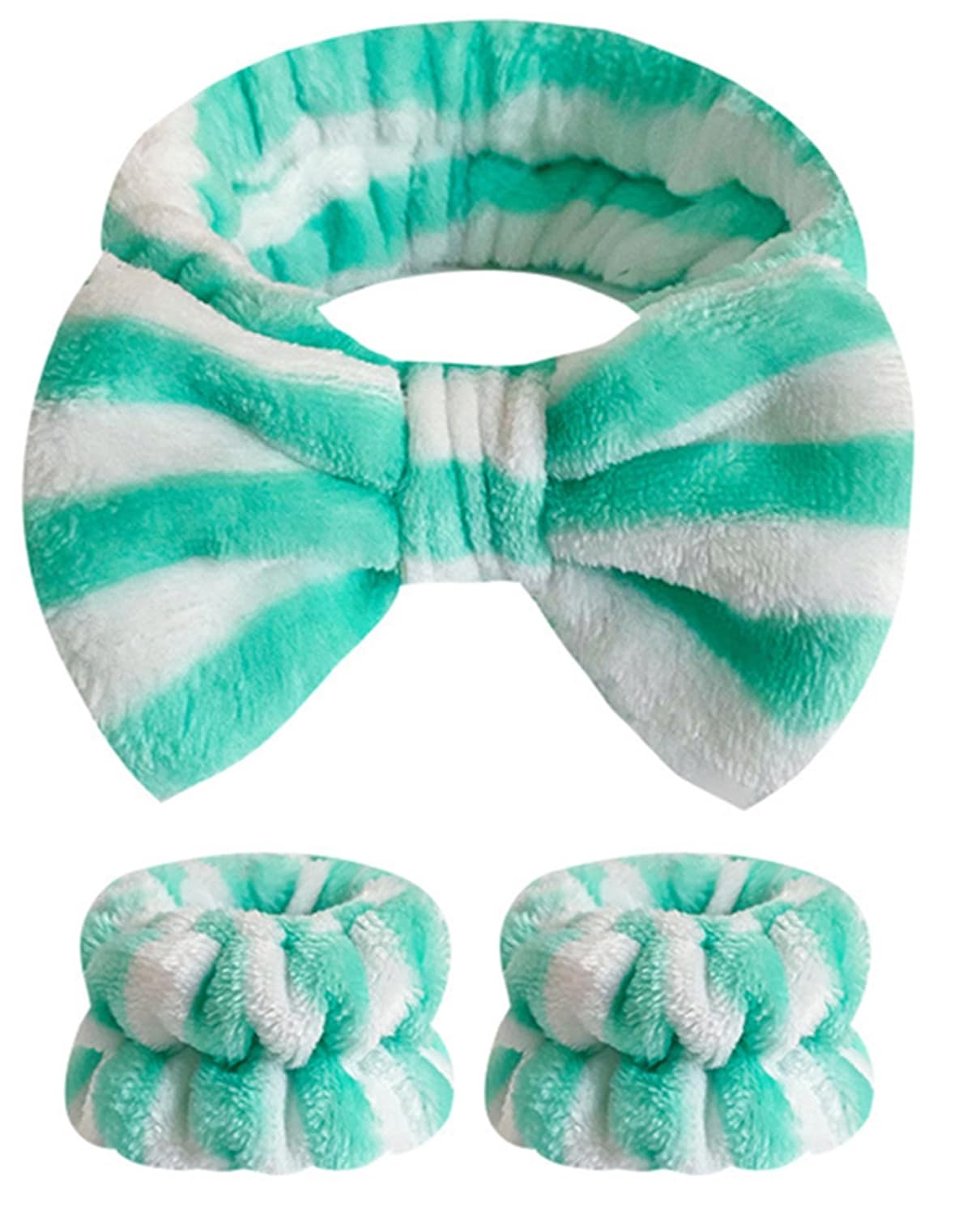 Spa Headband Set: Soft & Absorbent for Skin Care
