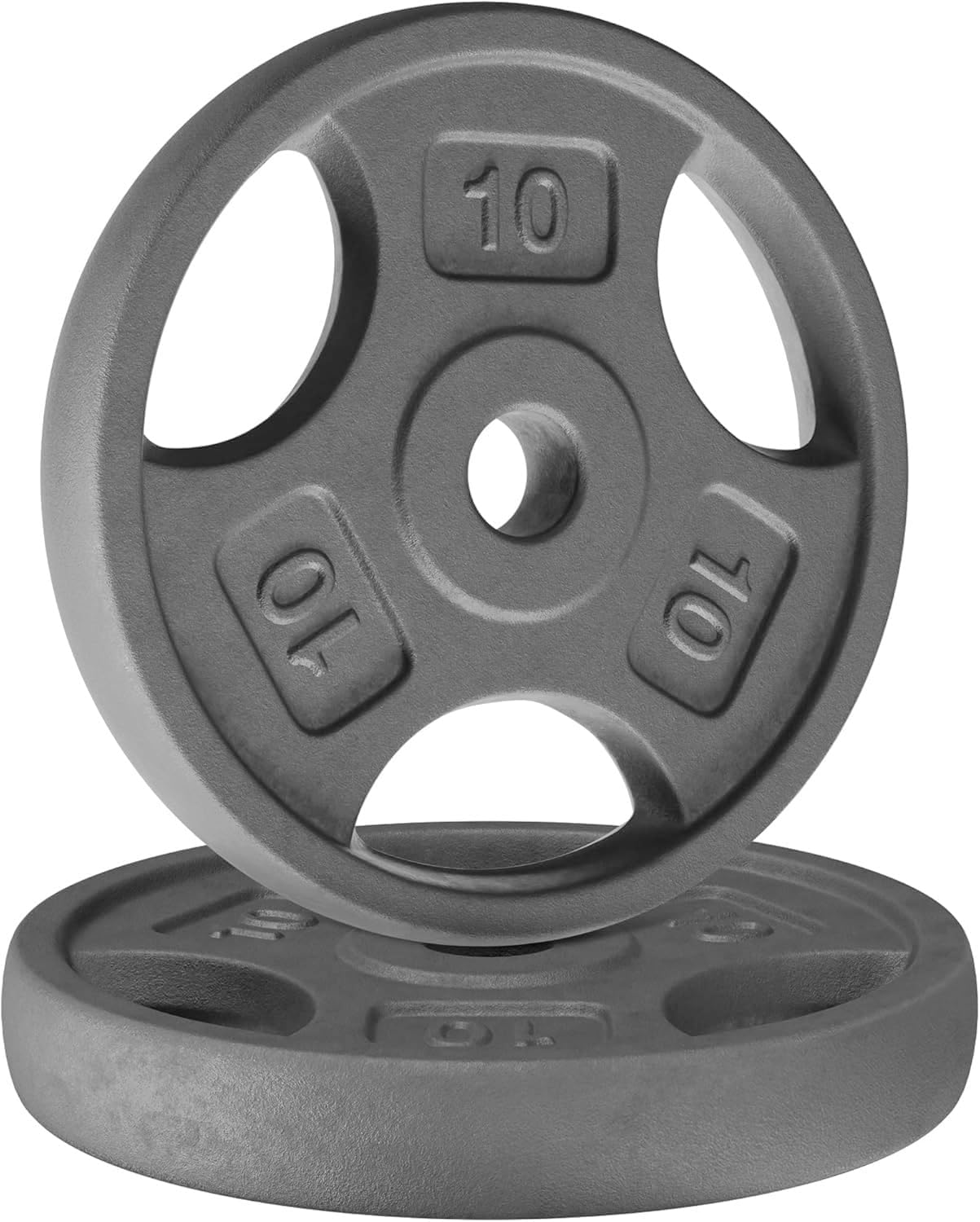 Yes4All Standard 1-Inch Grip Weight Plates for Strength Training