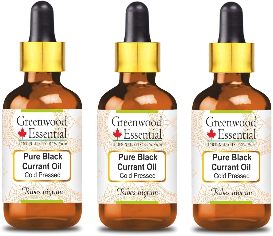 Pure Black Currant Oil Cold Pressed for Skin and Hair Care