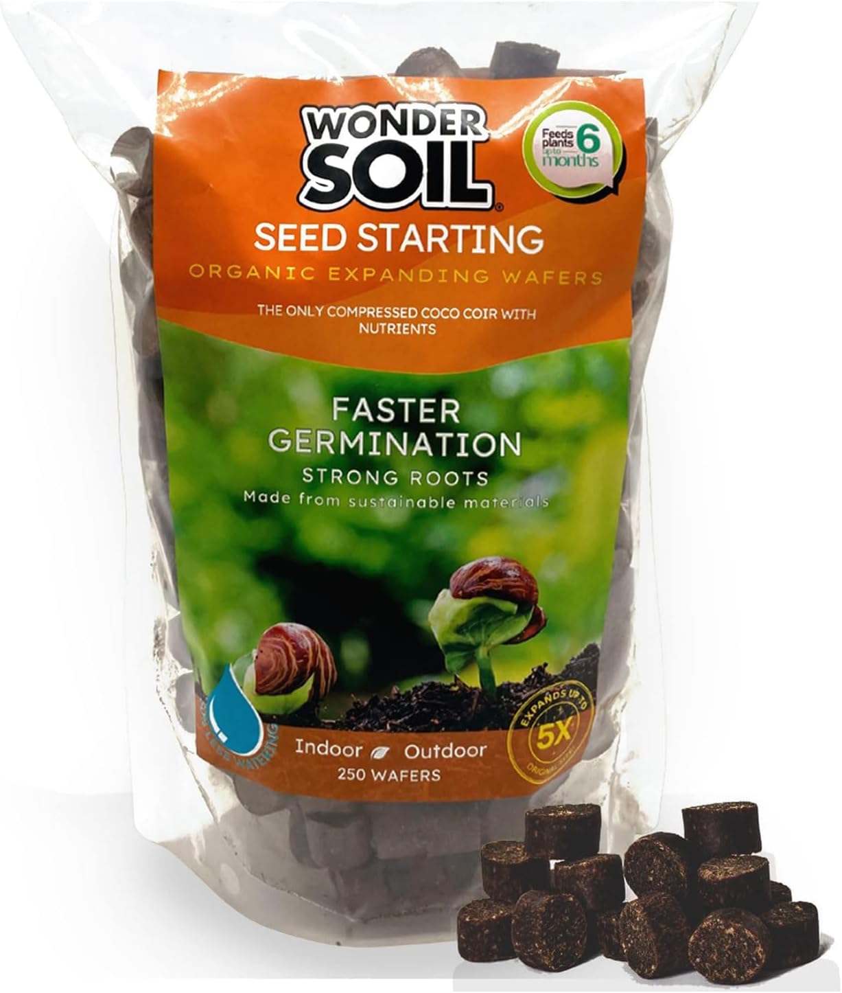 Organic Seed Starter Pellets for Fast Germination and Growth