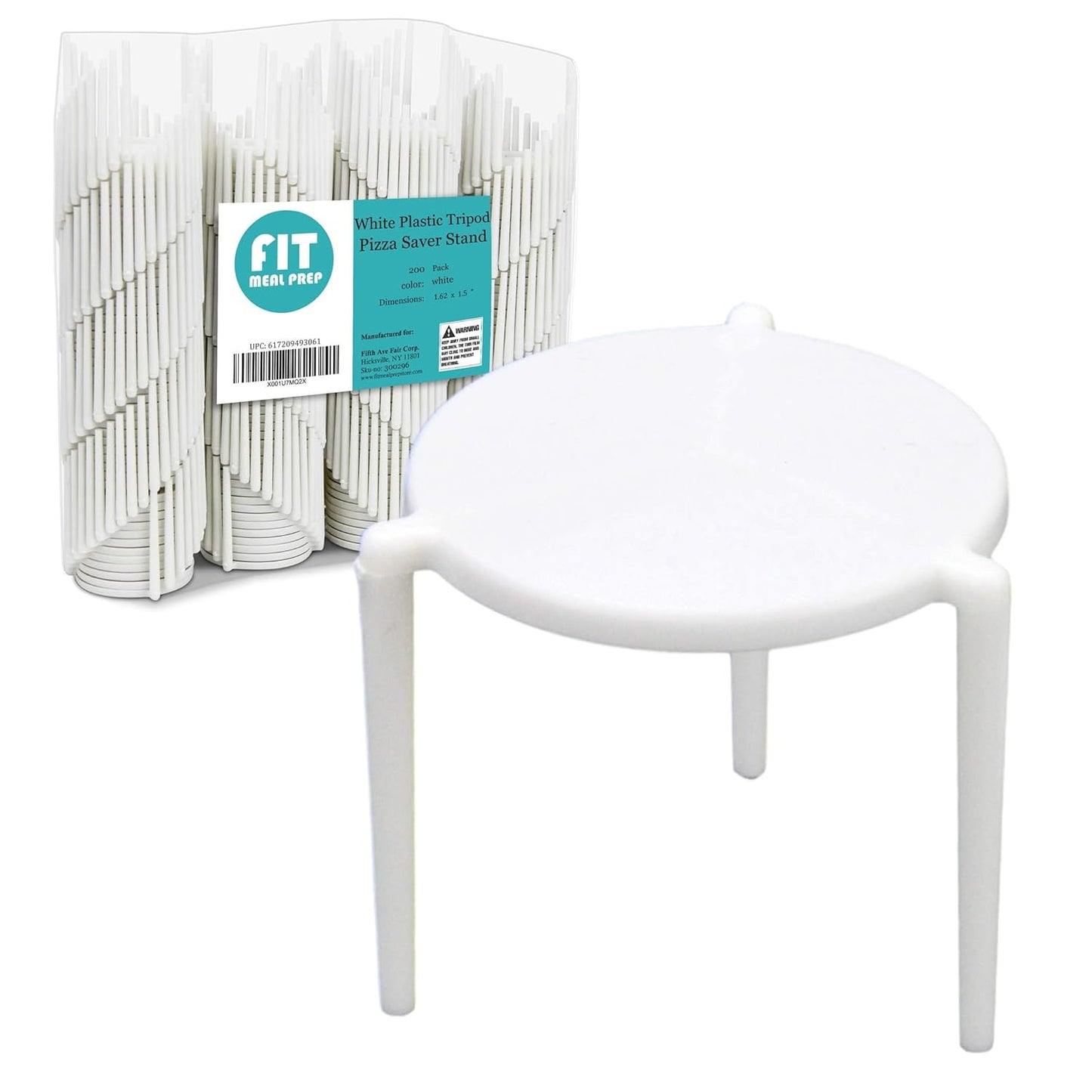 Fit Meal Prep Pizza Saver Stand - 1000 Pack for Food Service