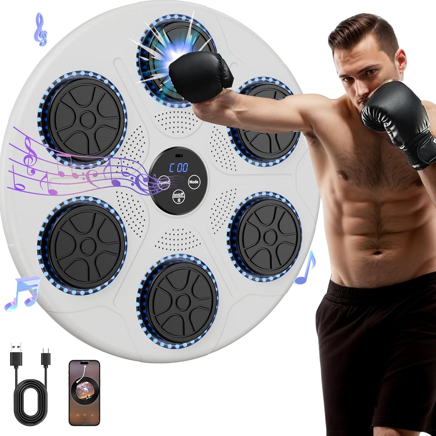 OUNAN Wall-Mounted Music Boxing Target