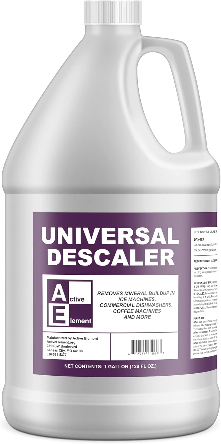 Universal Descaler 1 Gallon for Dishwashers and Coffee Machines