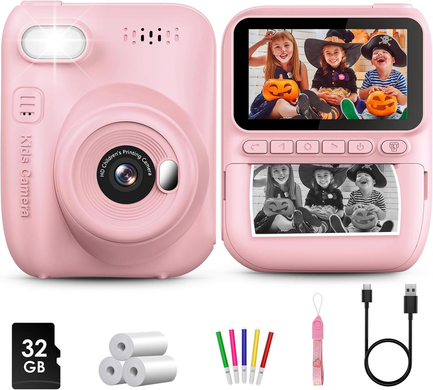 Instant Print Kids Camera - Capture Fun Moments in HD!