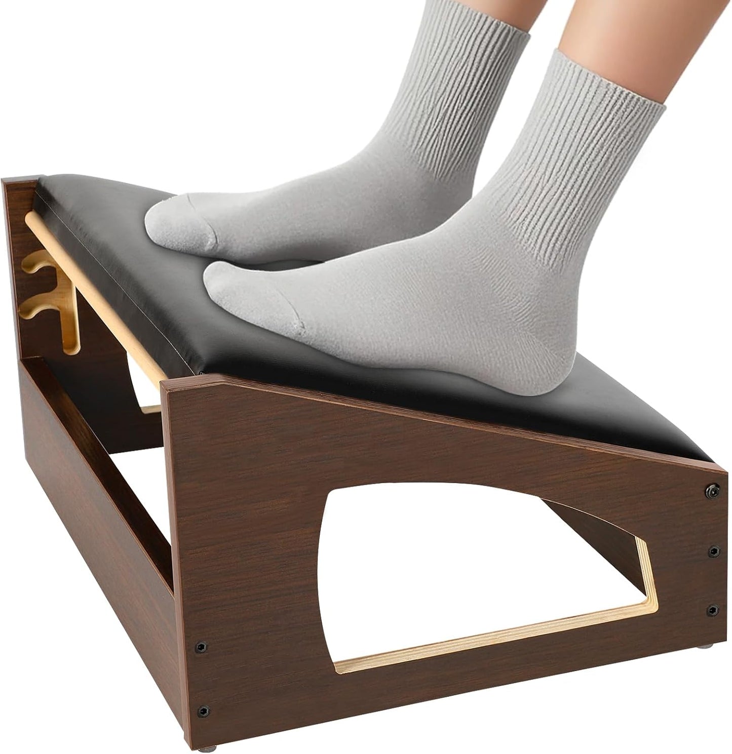 Ergonomic Foot Rest for Office with Adjustable Height and Cushions