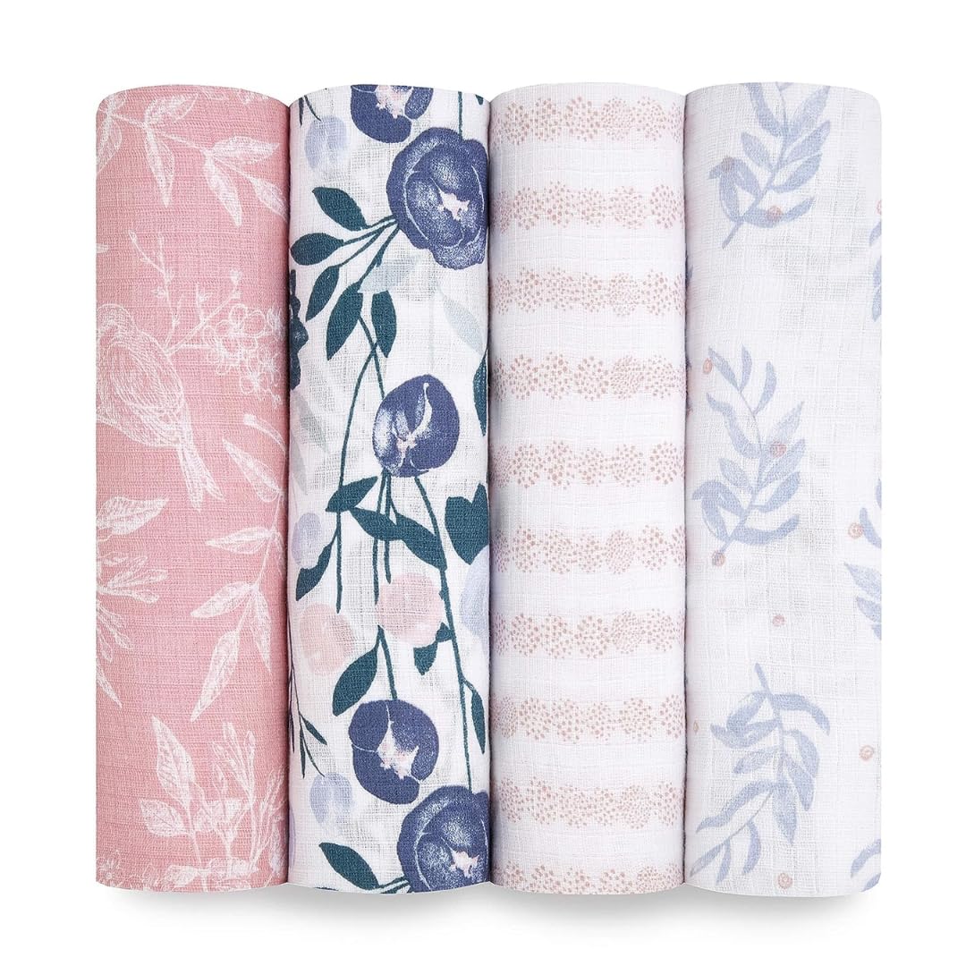aden + anais Essentials Muslin Swaddle Blankets for Babies