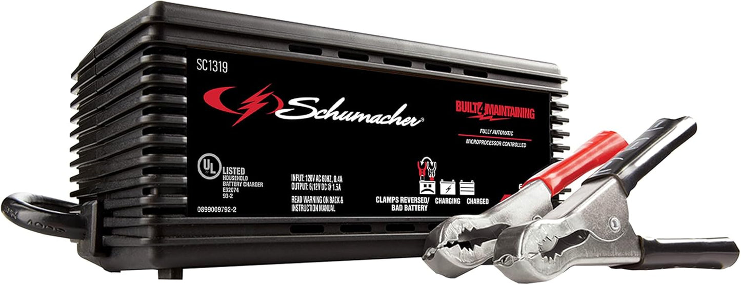 Schumacher 3-in-1 Battery Charger - Fully Automatic