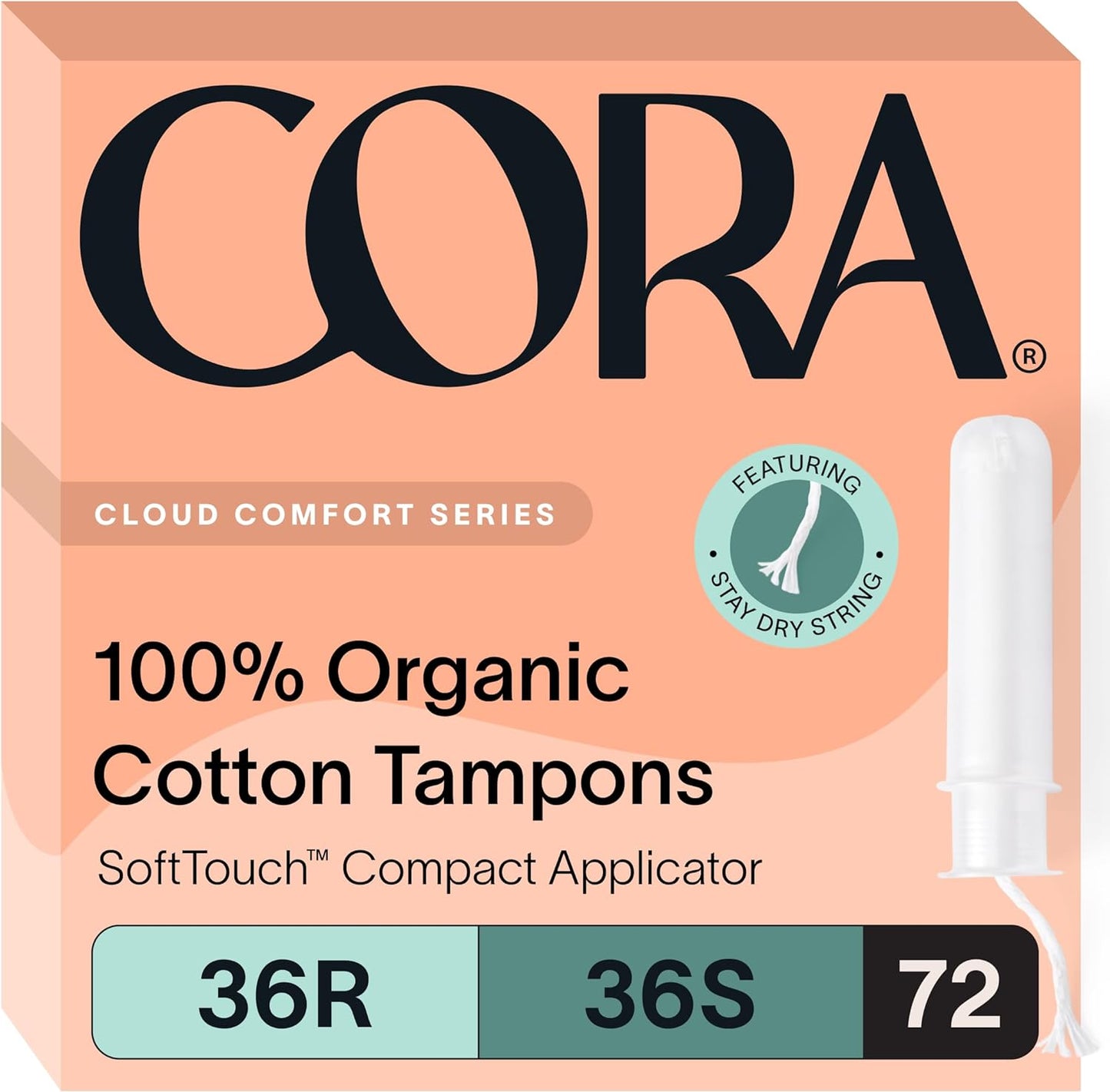 Cora Organic Applicator Tampons Multipack for Ultimate Comfort