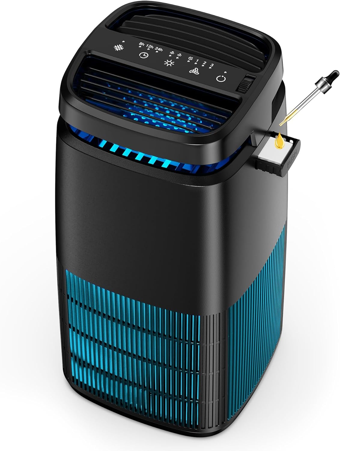 POMORON 4-in-1 Air Purifier with H13 HEPA Filter and UV Light