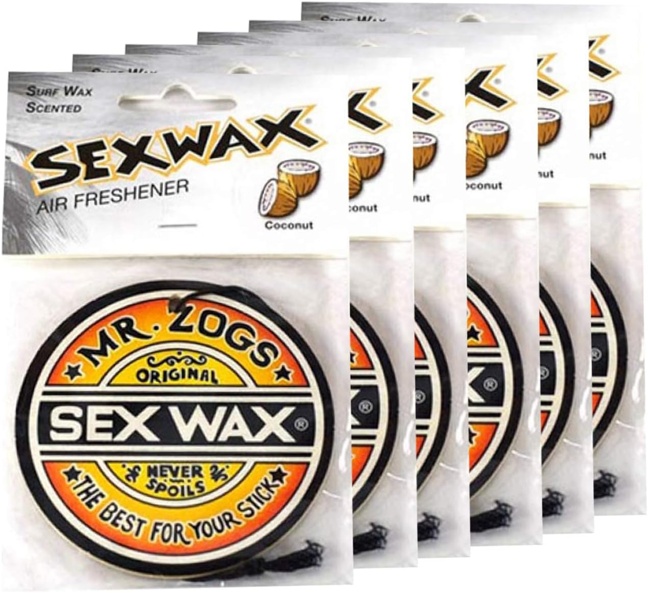 Experience the Tropical Escape: Sex Wax Coconut 6-Pack